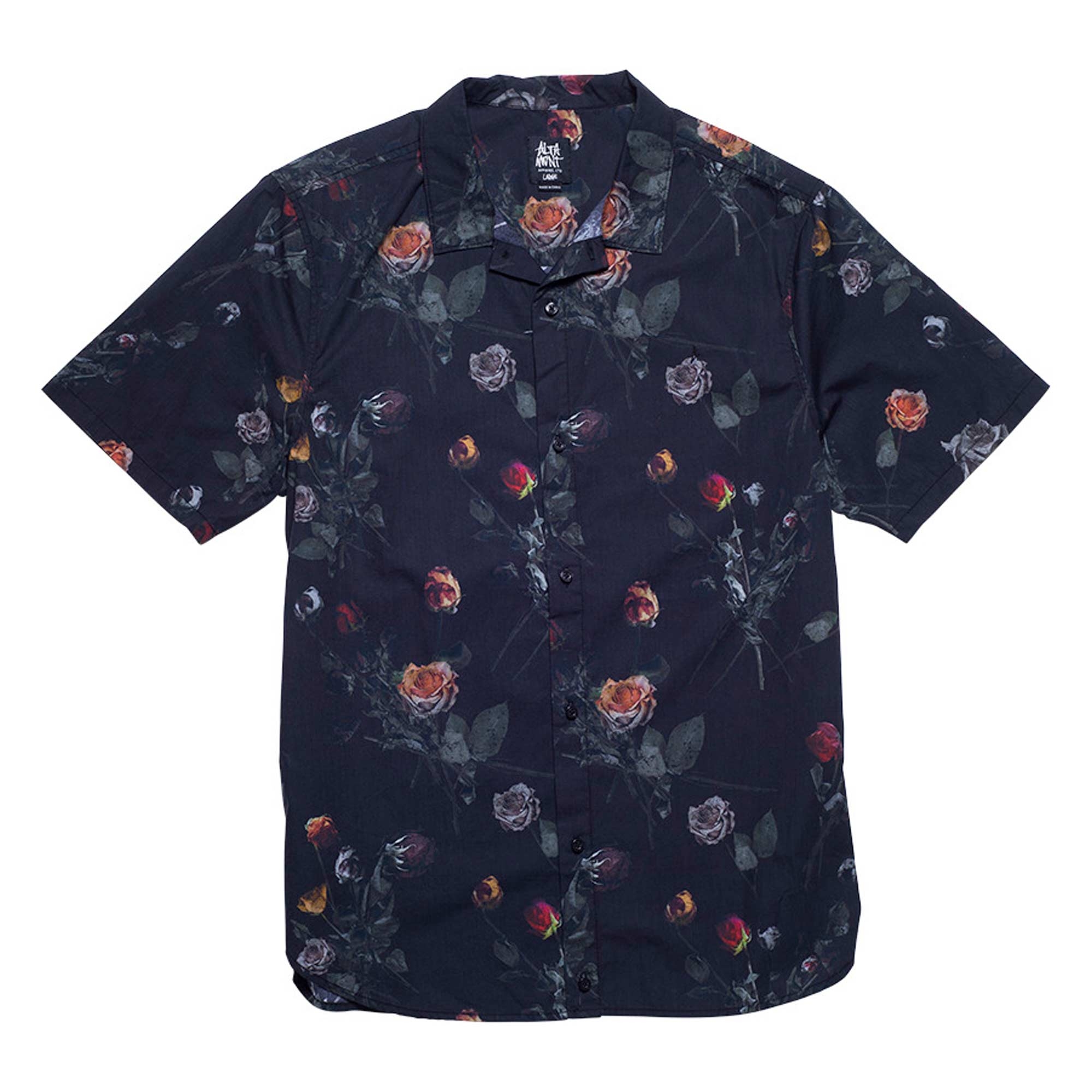 ALTAMONT Shirt GRAVE S/S WOVEN dark rose