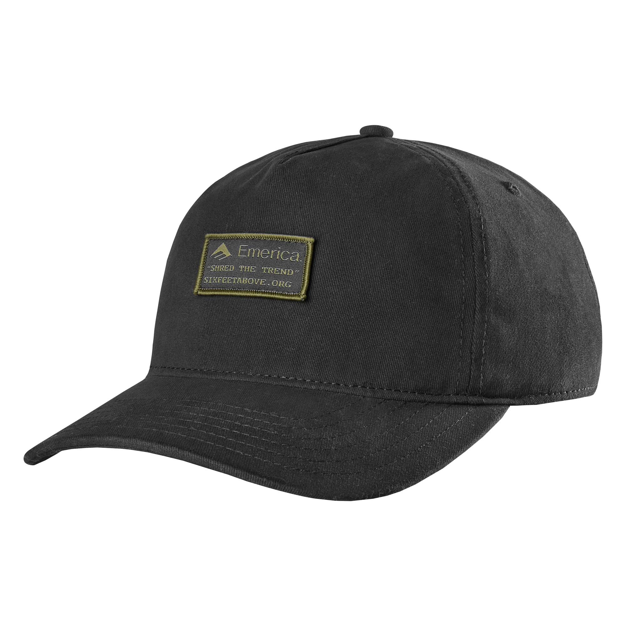 EMERICA Cap 6 FEET ABOVE SNAPBACK, black