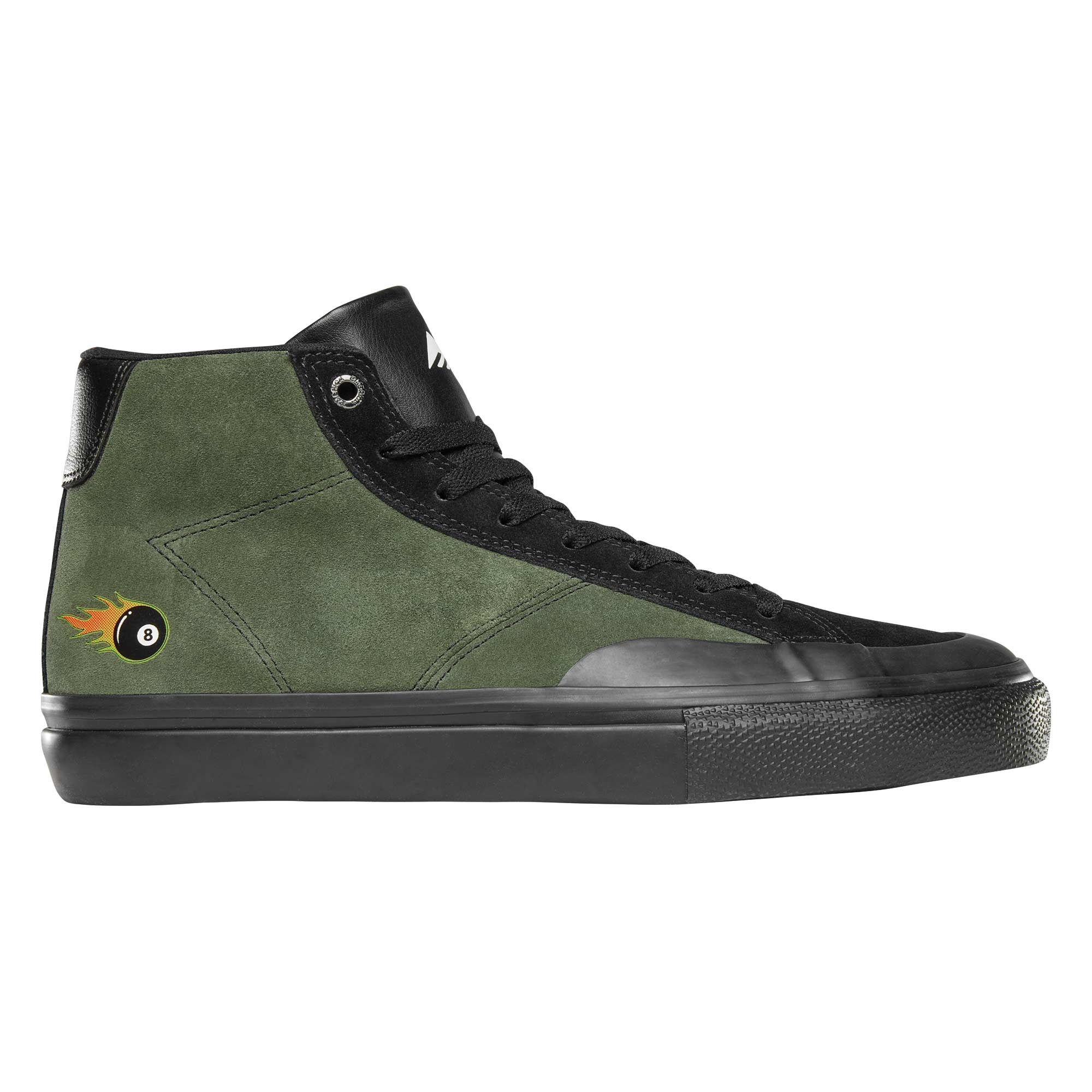 EMERICA Shoe OMEN HI bla/oli black/olive