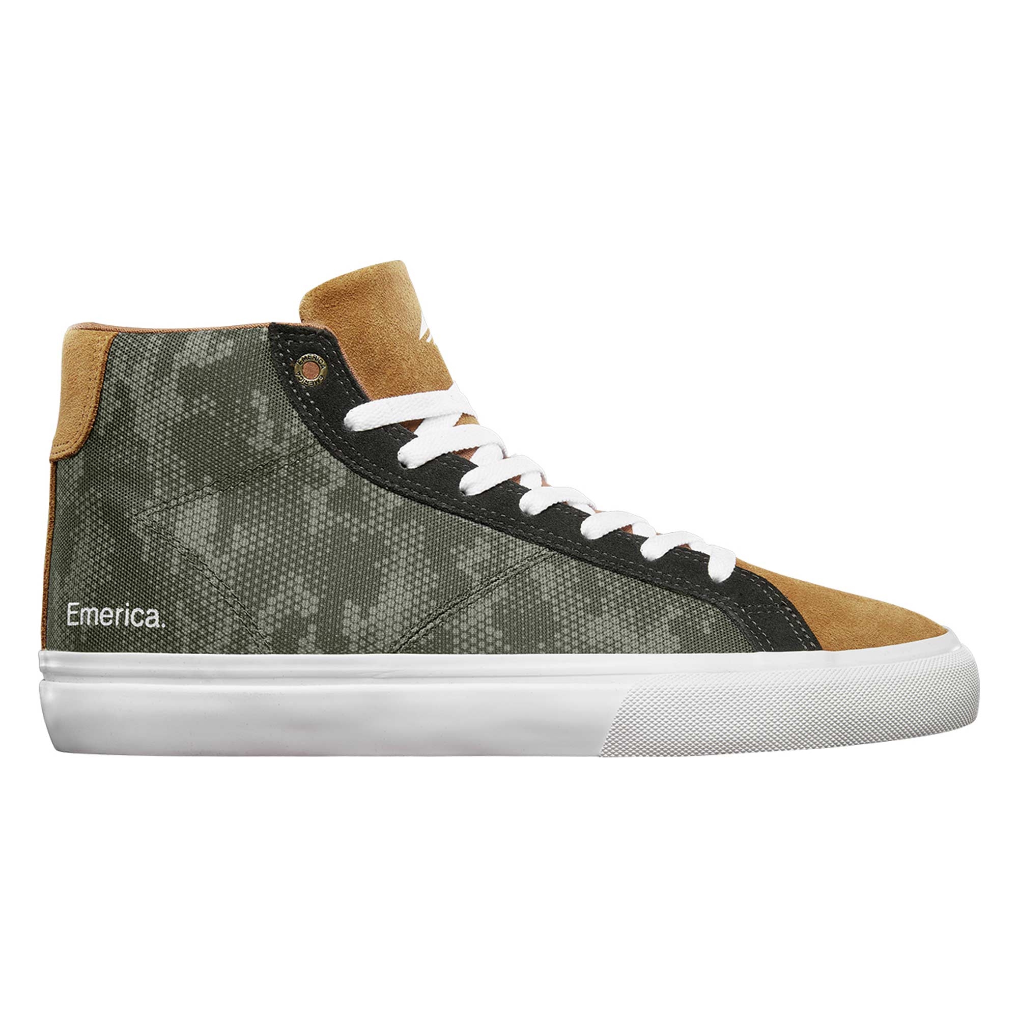 EMERICA Shoe OMEN HI oli/tan, olive/tan