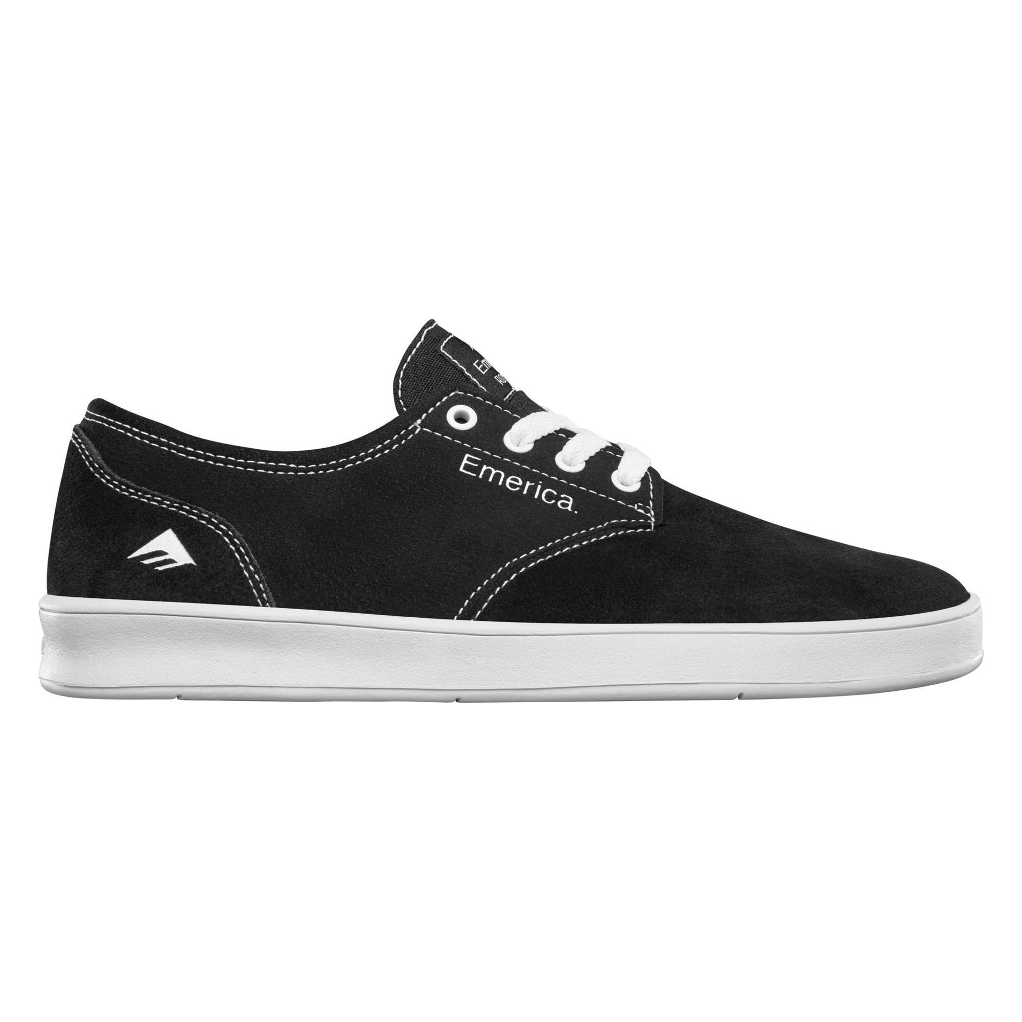 EMERICA Shoe THE ROMERO LACED bla/whi/bla black/white/black