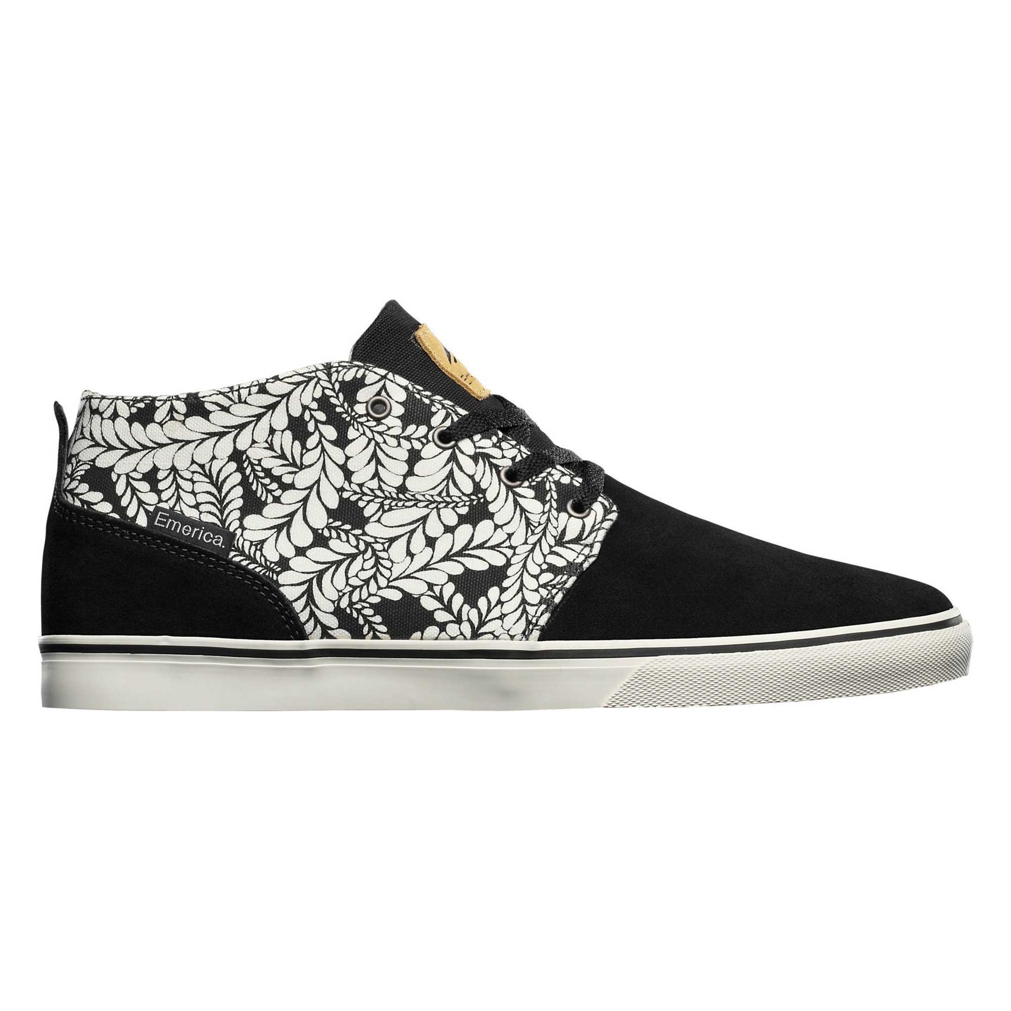 EMERICA Shoe WINO CRUIS.CHUKKA XKevin bla/p black/print