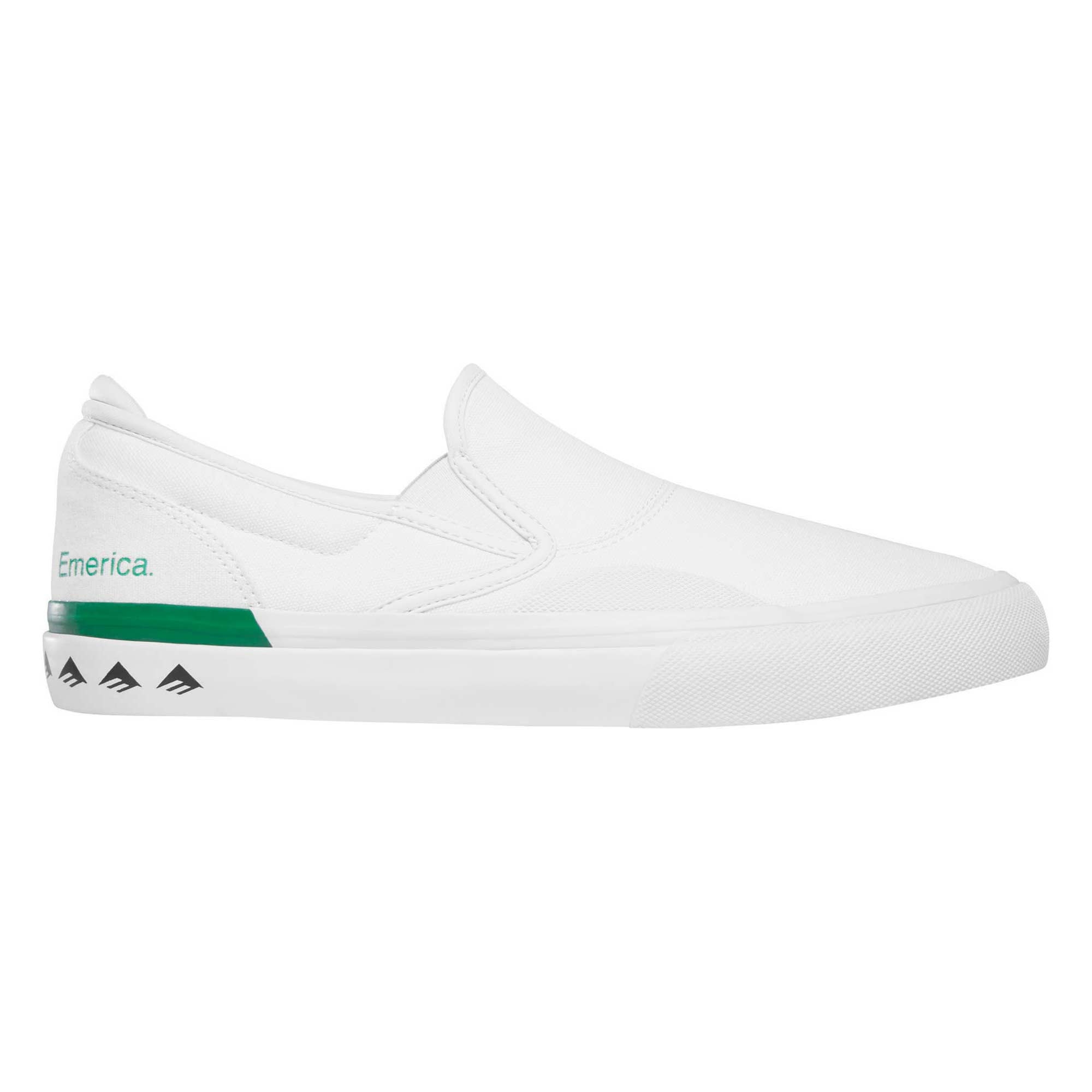 EMERICA Shoe WINO G6 SLIP-ON whi/gre, white/green