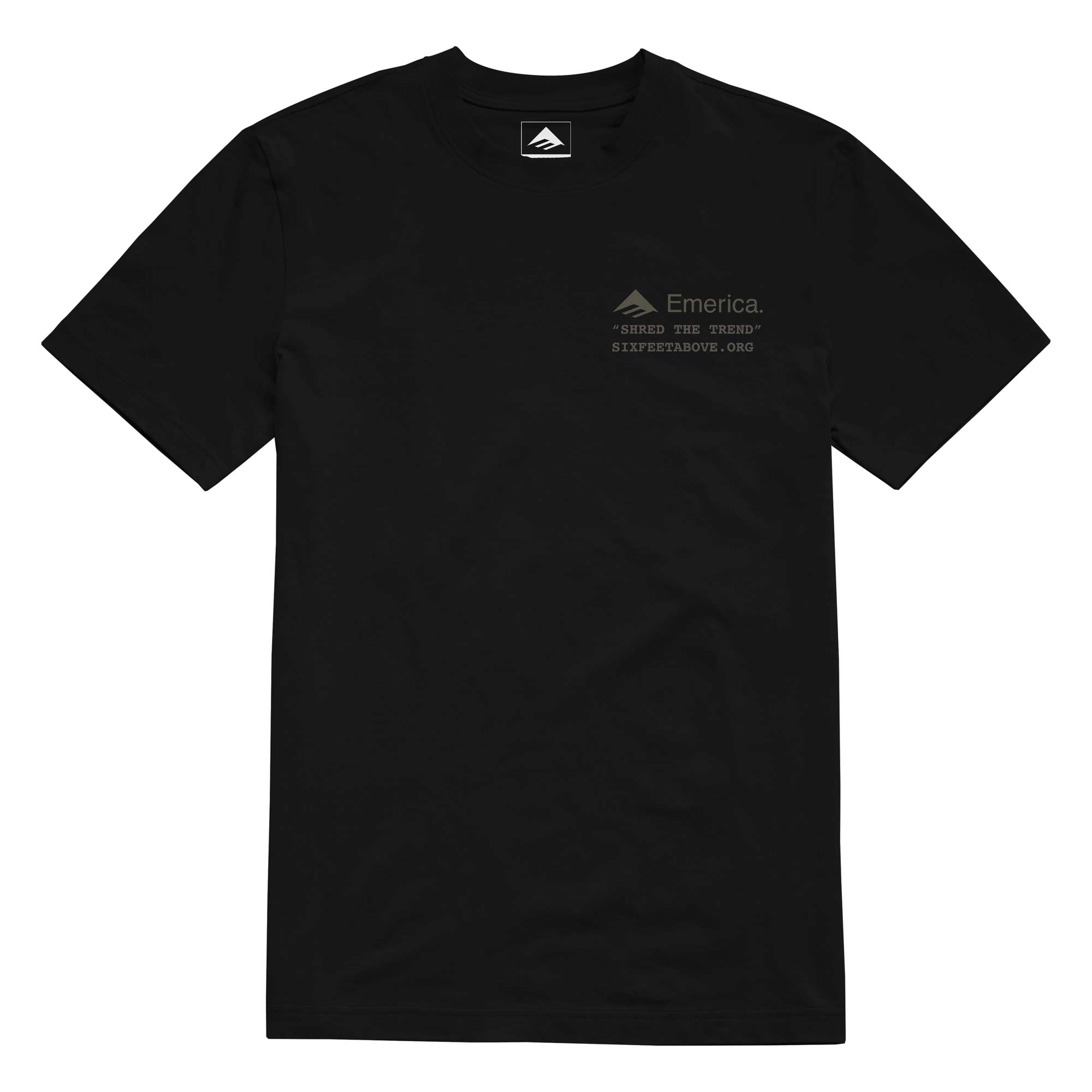 EMERICA T-Shirt 6 FEET ABOVE black