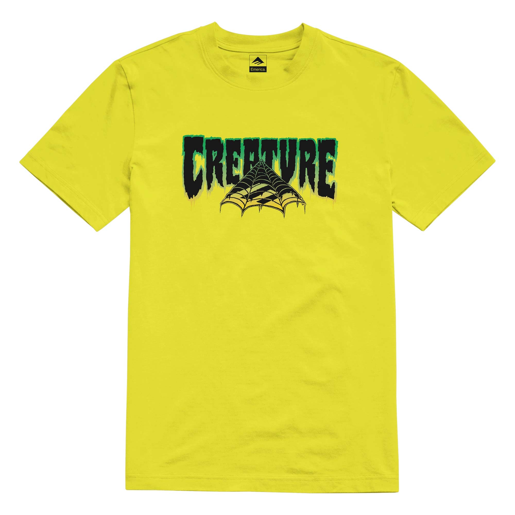 EMERICA T-Shirt CREATURE LOCK-UP yellow