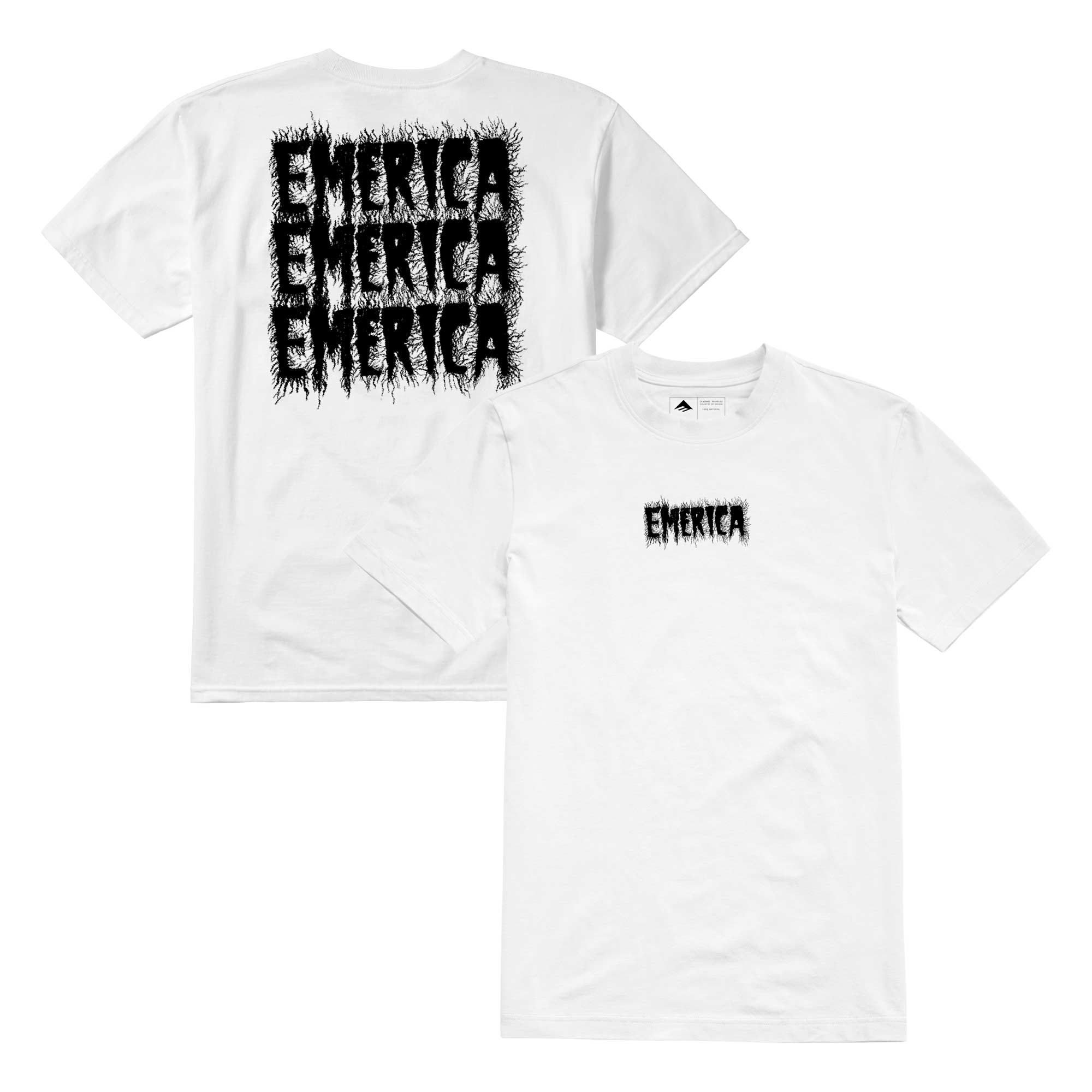 EMERICA T-Shirt SCAN S/S white