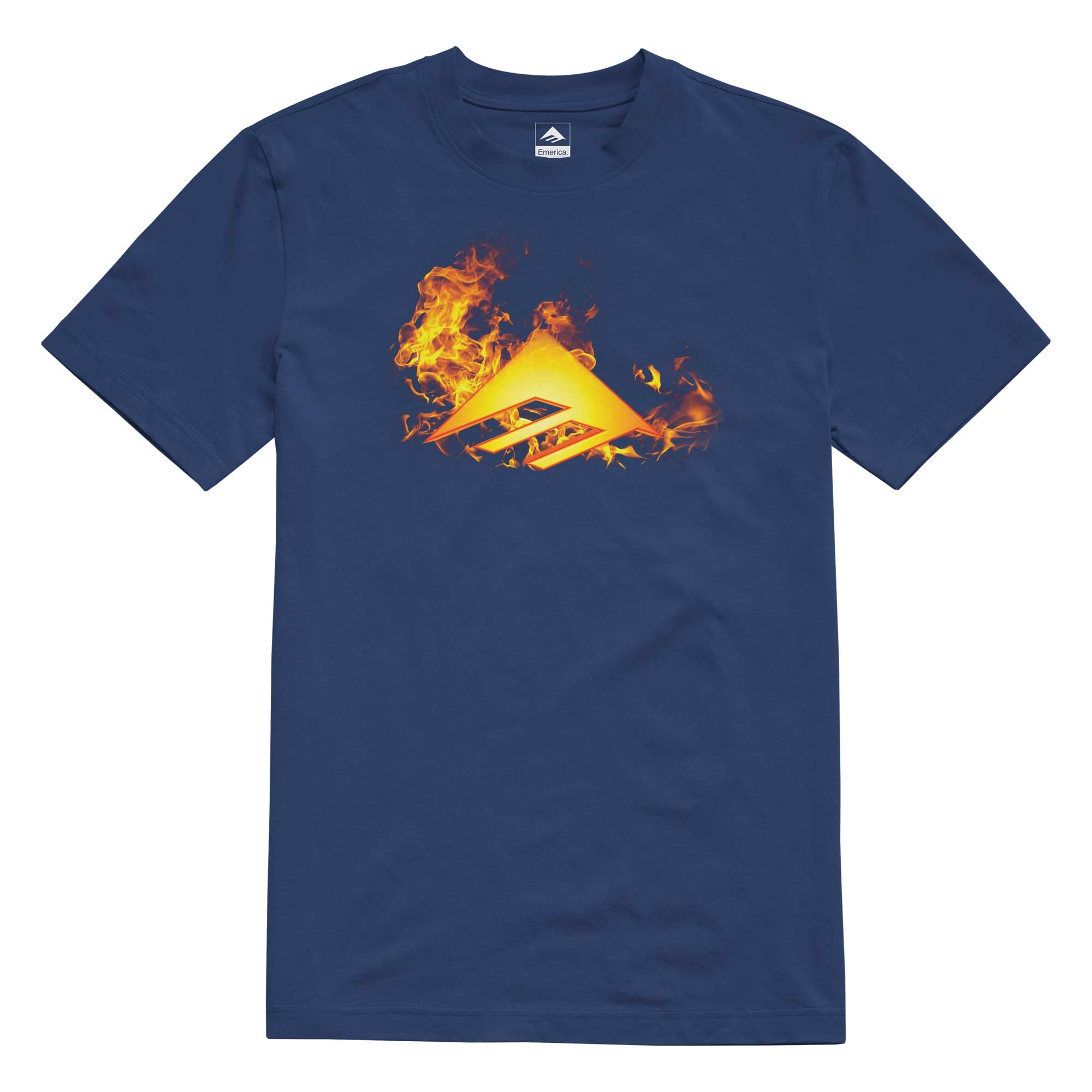 EMERICA T-Shirt TRIANGLE BLAZE navy