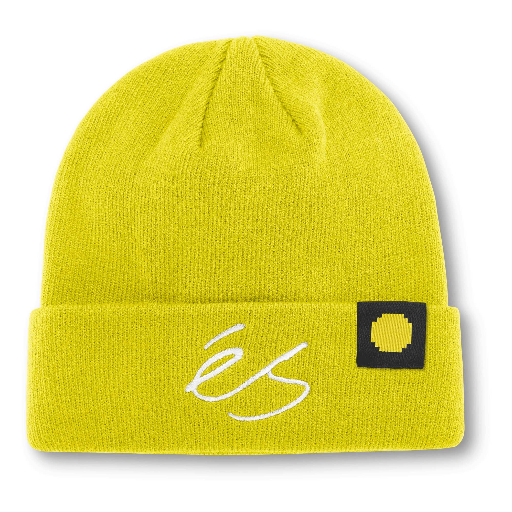 eS SKB Beanie BIG SCRIPT CHOMP, yellow