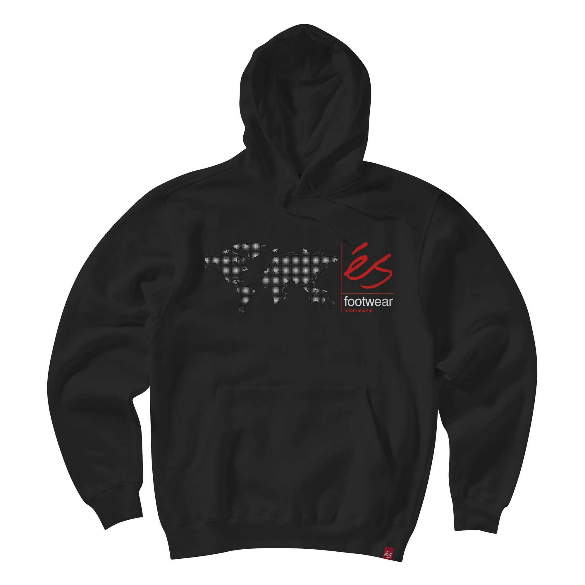 eS SKB Sweat DIGI MAP HOODIE, black