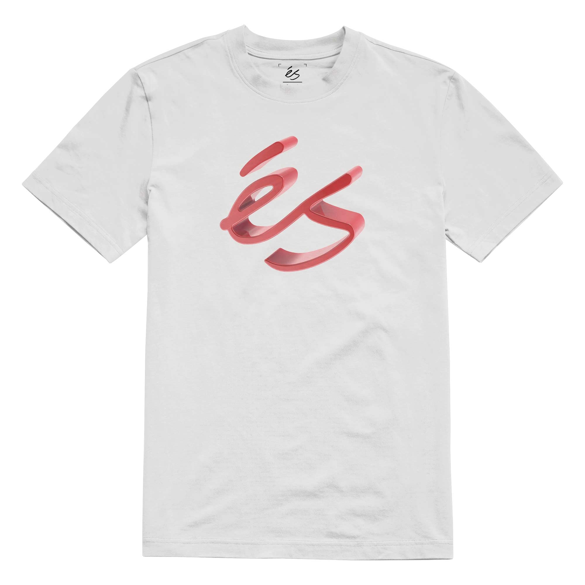 eS SKB T-Shirt 3D SCRIPT white