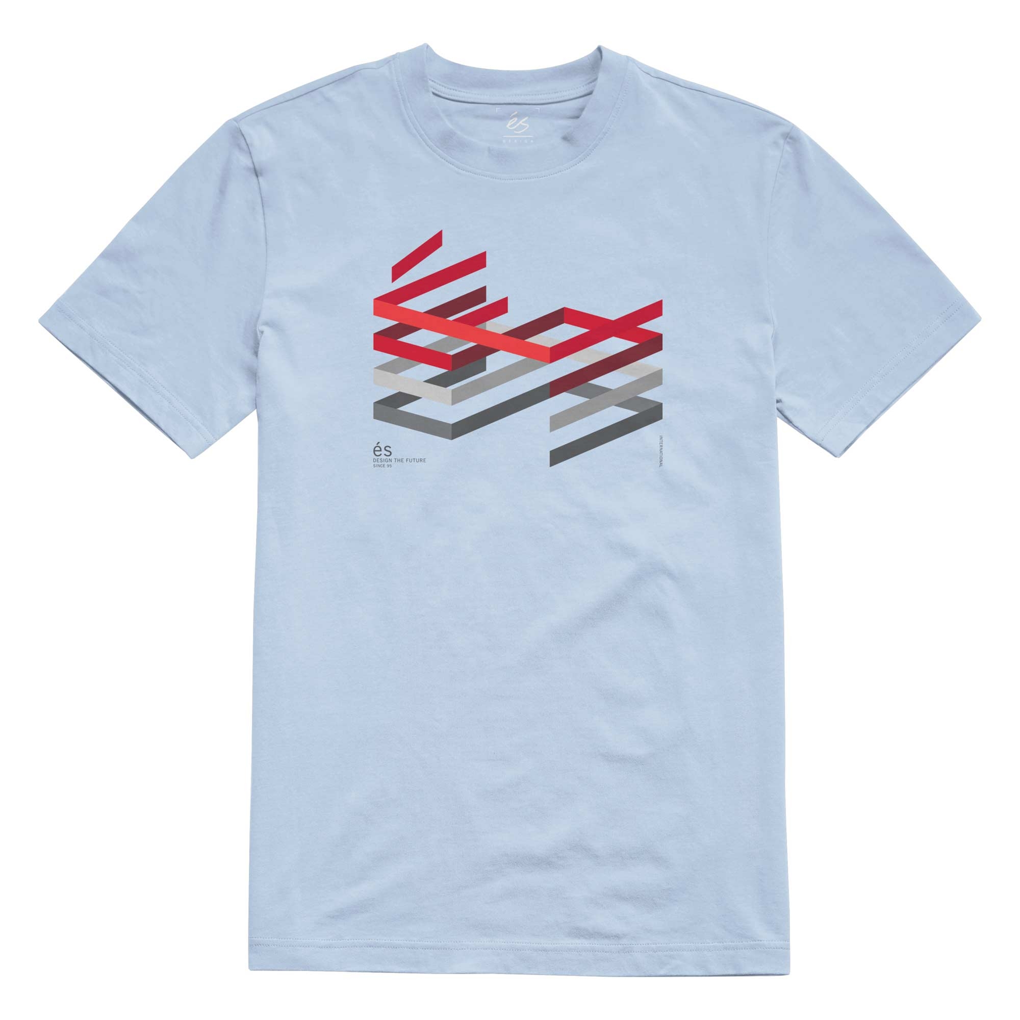 eS SKB T-Shirt OVERLAY light blue