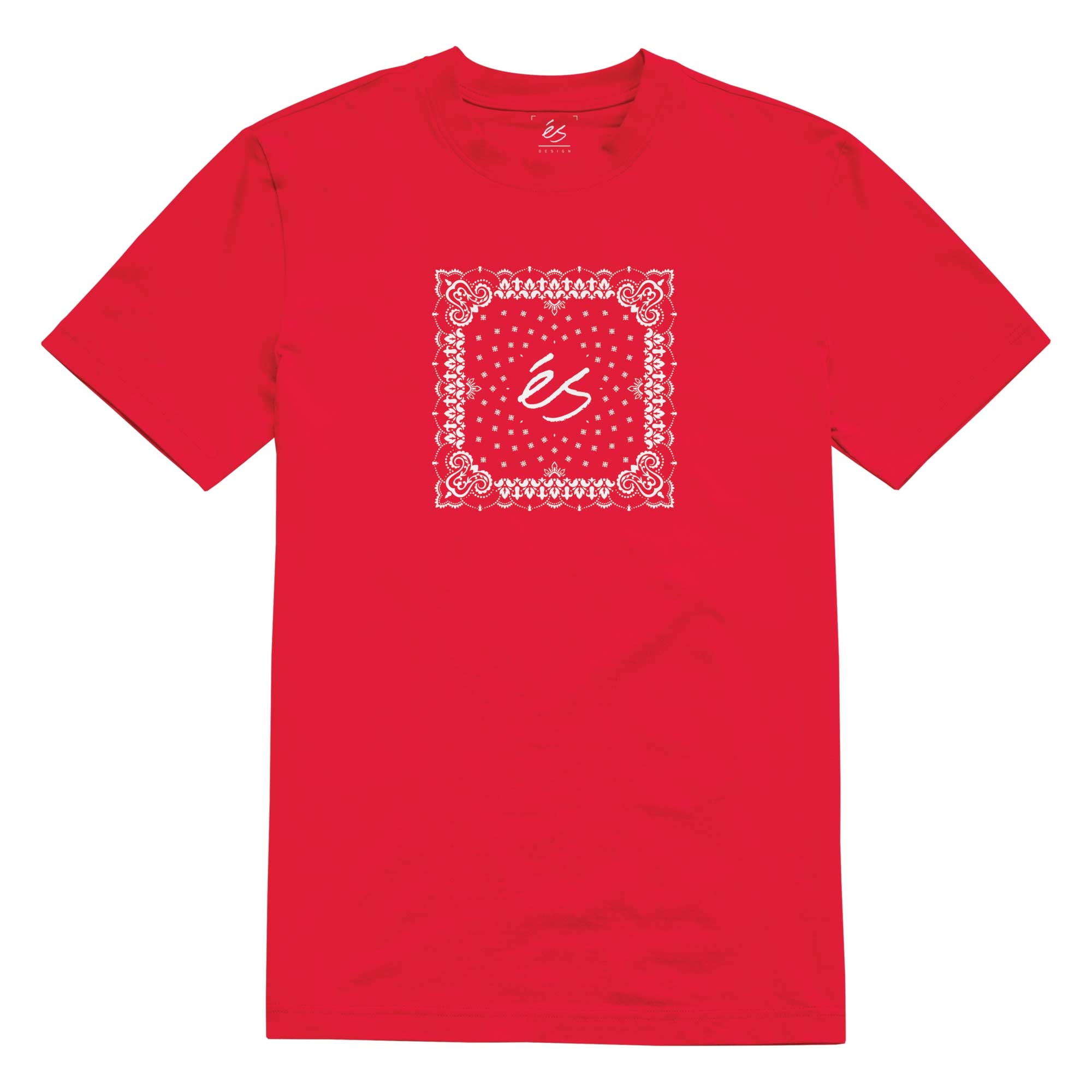 eS SKB T-Shirt PAISLEY red