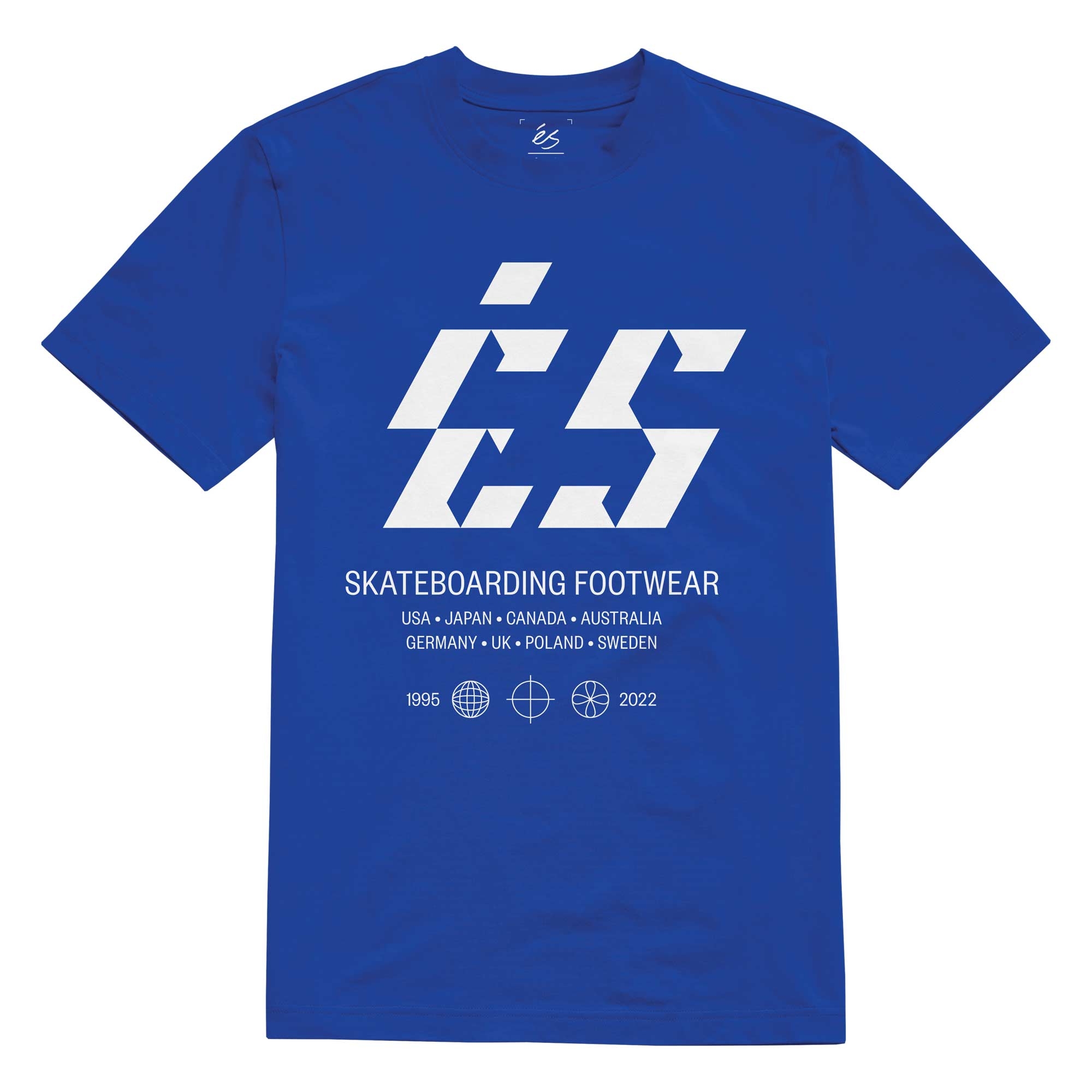 eS SKB T-Shirt SLANT blue