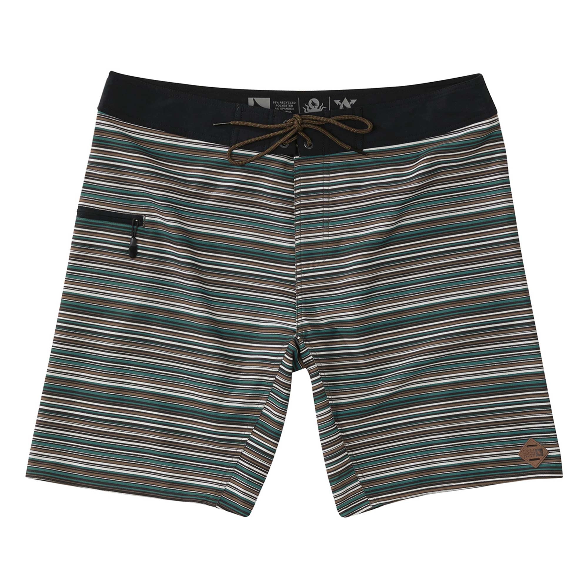 HIPPYTREE Boardshort PINLINE Trunk brown