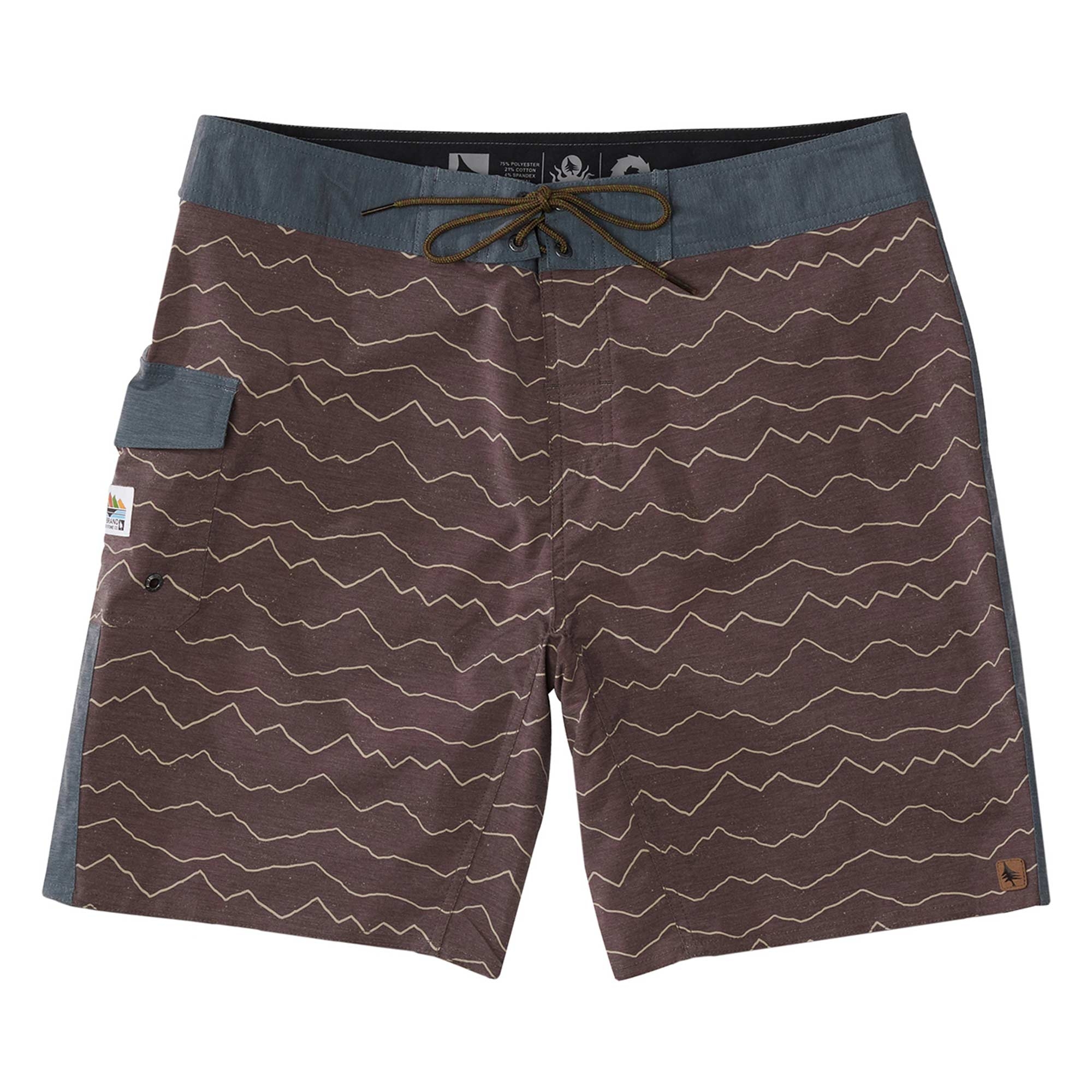 HIPPYTREE Boardshort RIDGEPOINT Trunk rust