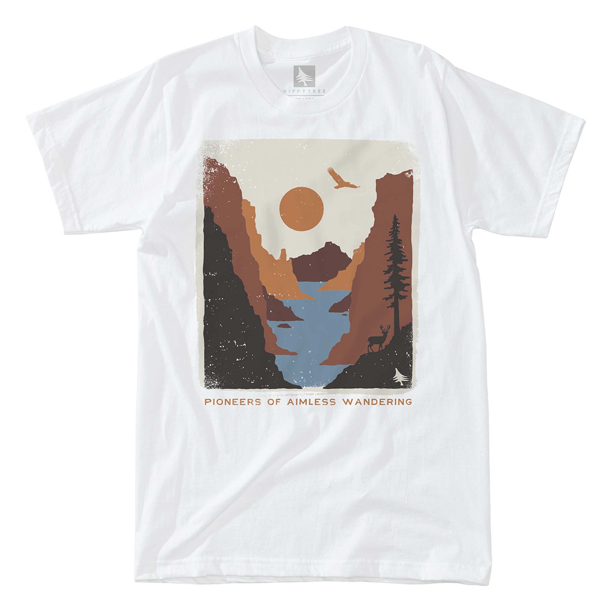 HIPPYTREE T-Shirt CANYON white