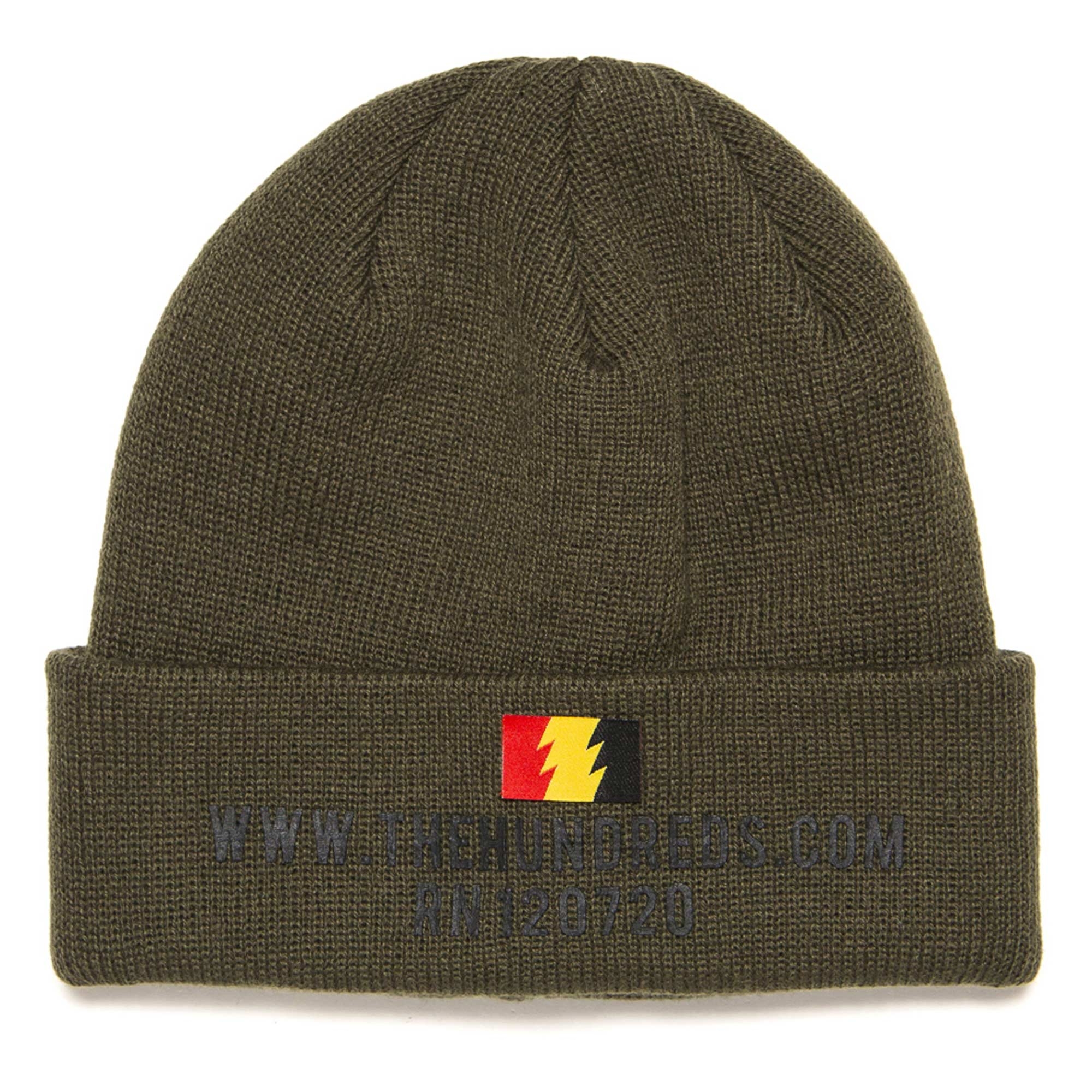 THE HUNDREDS Beanie SITE, olive