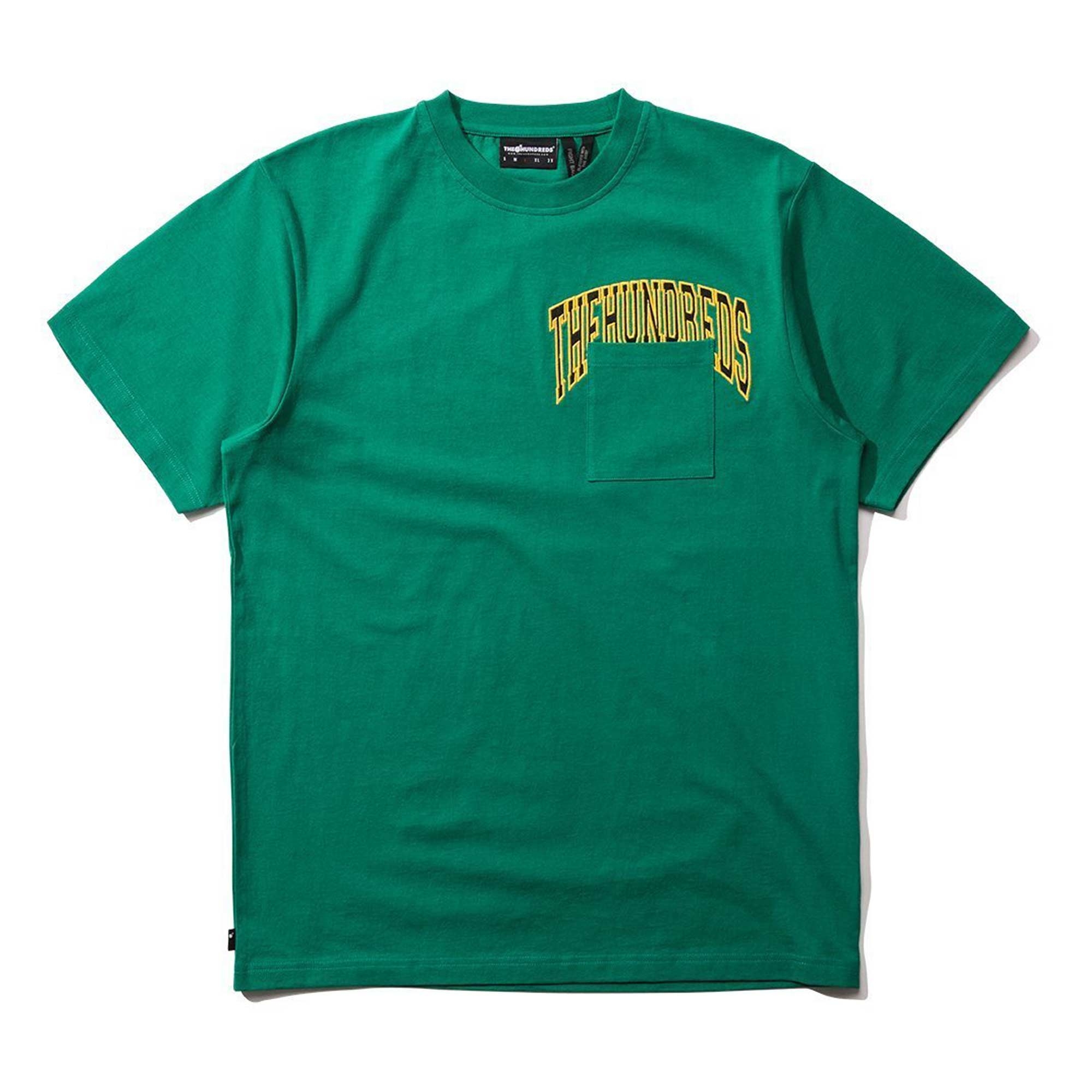 THE HUNDREDS T-Shirt TACKLE Knit, green