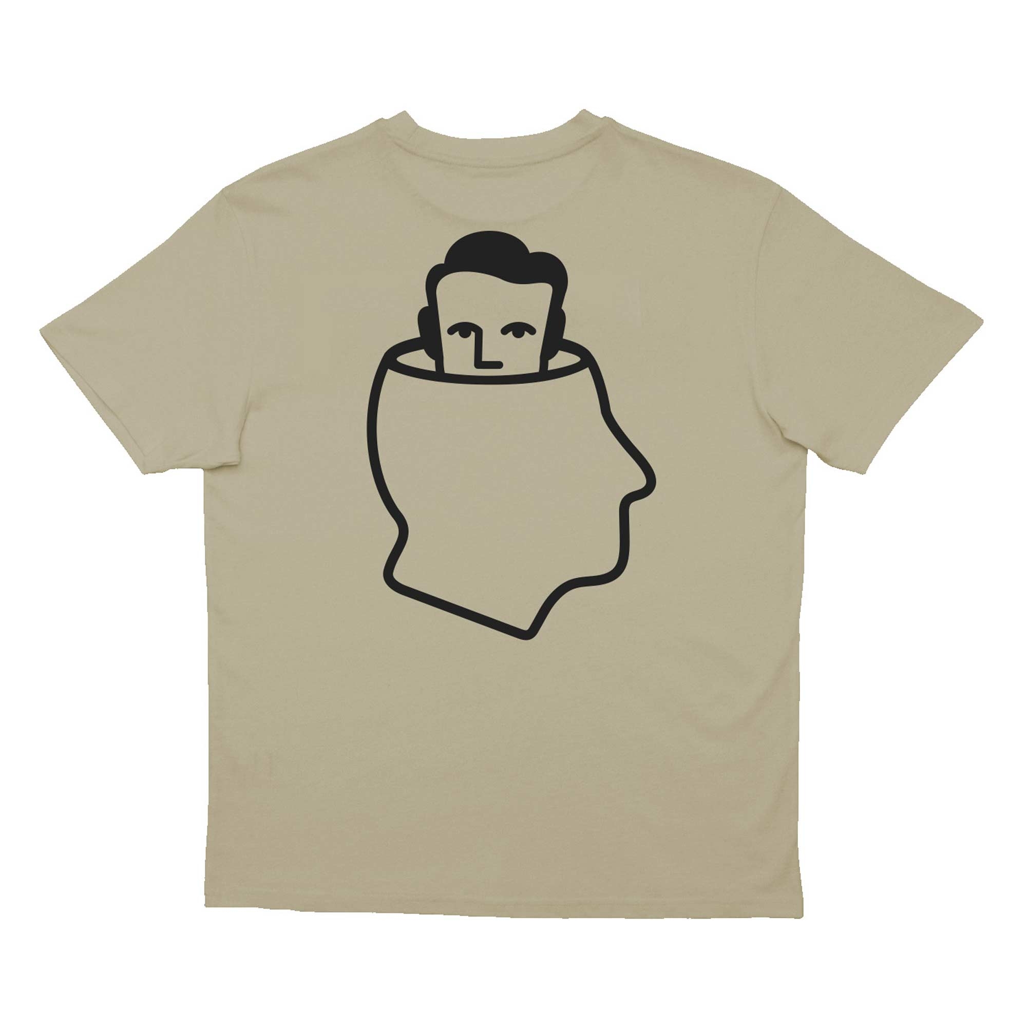 NNSNS T-Shirt HEAD LOGO beige