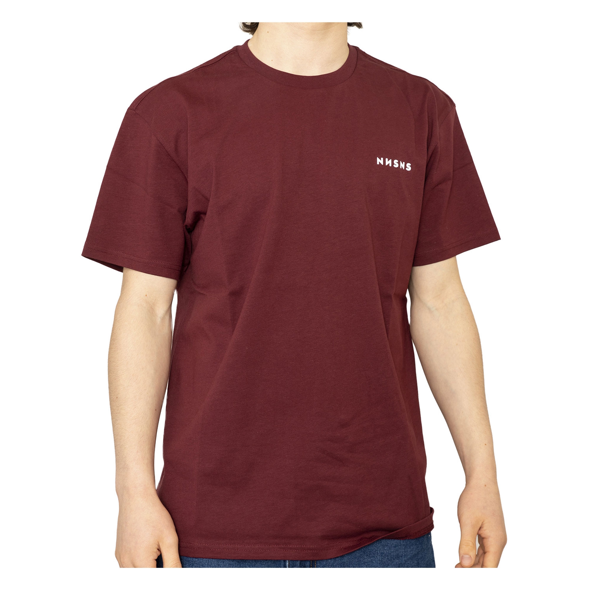 NNSNS T-Shirt HEAD LOGO burgundy