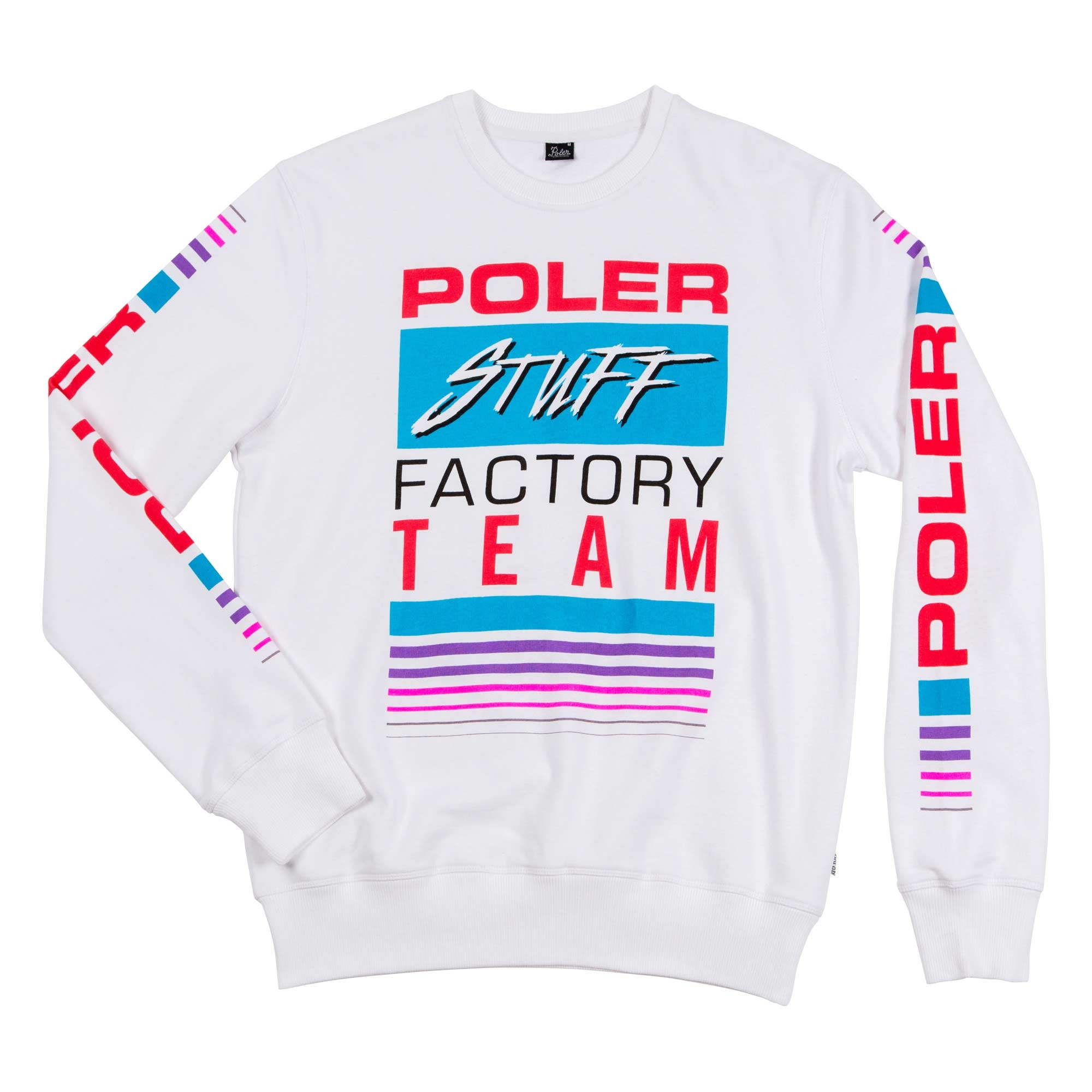 POLER Sweat MOTO CREW white