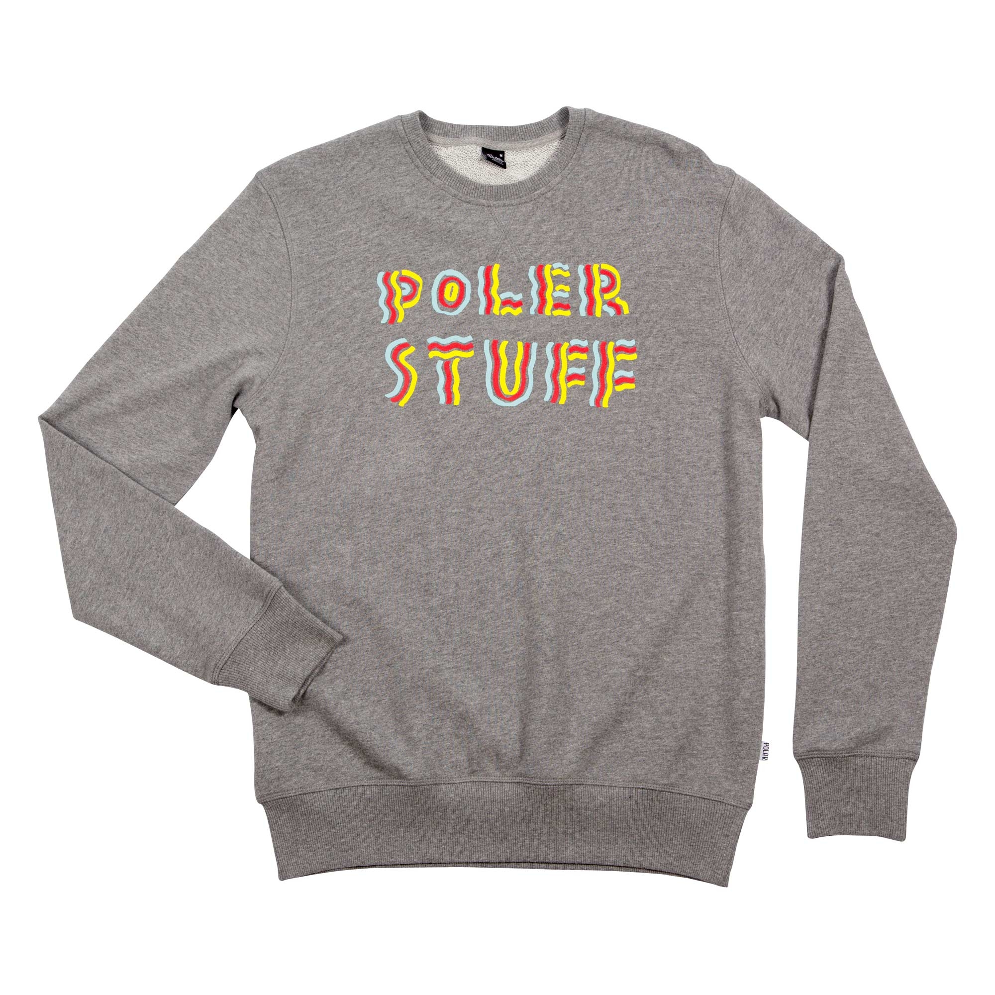 POLER Sweat FESTIVAL CREW gray heather