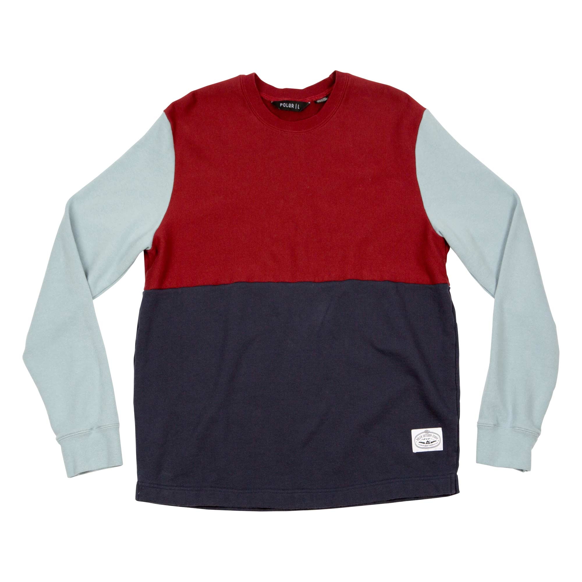 POLER Sweat FIFTY 50 Crew merlot