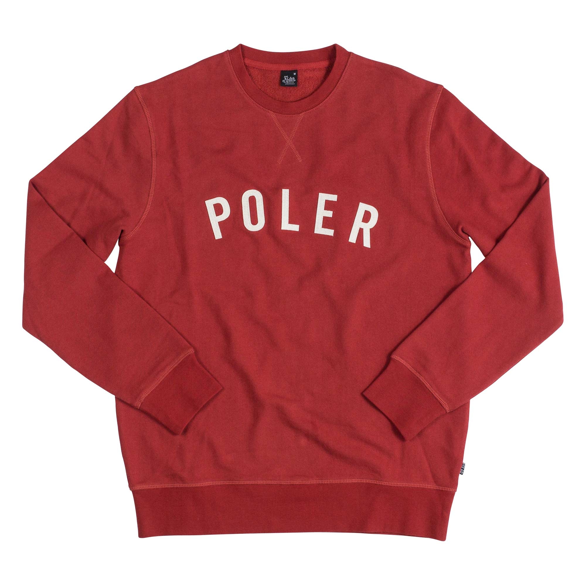 POLER Sweat IVY STATE Crew mud red