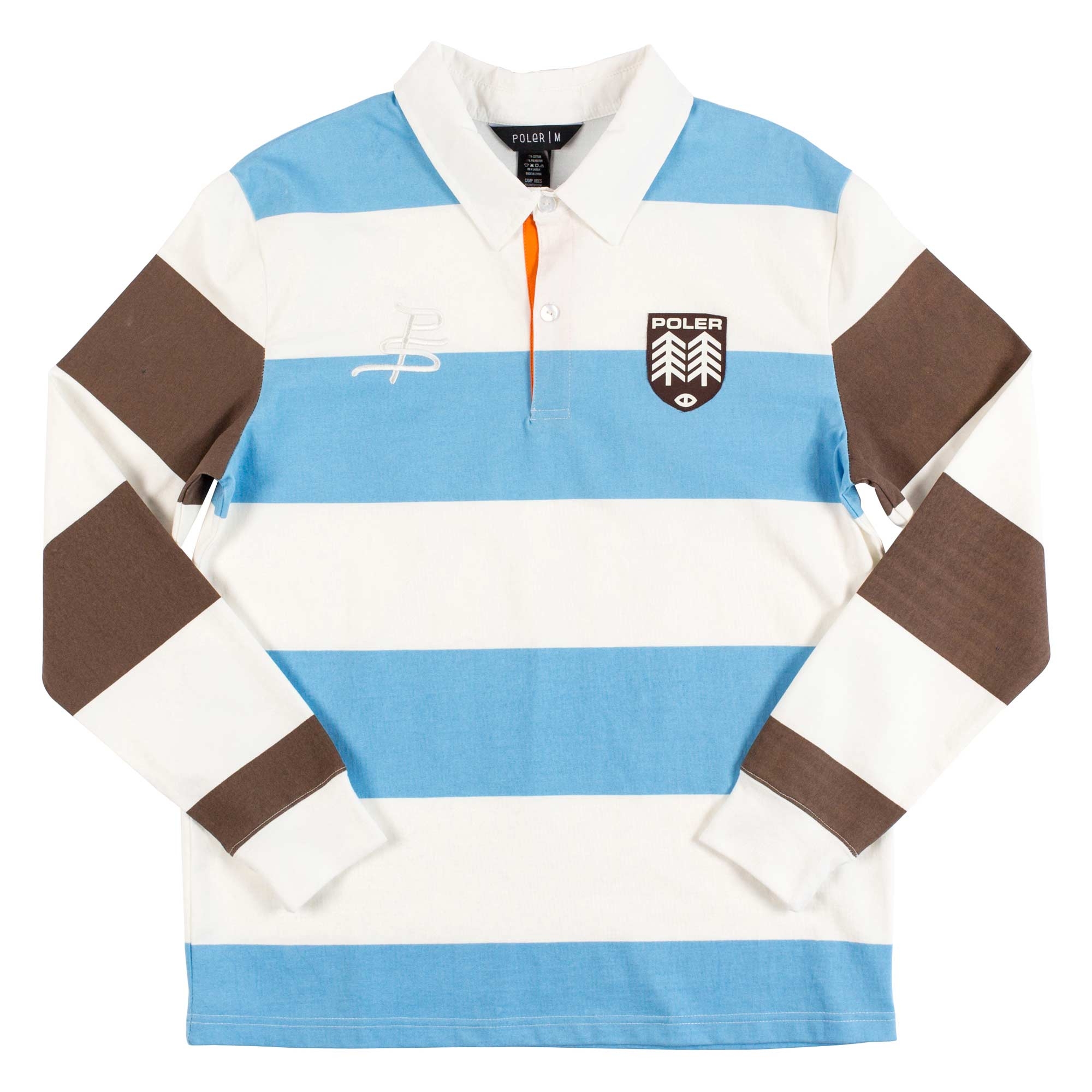 POLER Sweat LOCK RUGBY sky blue