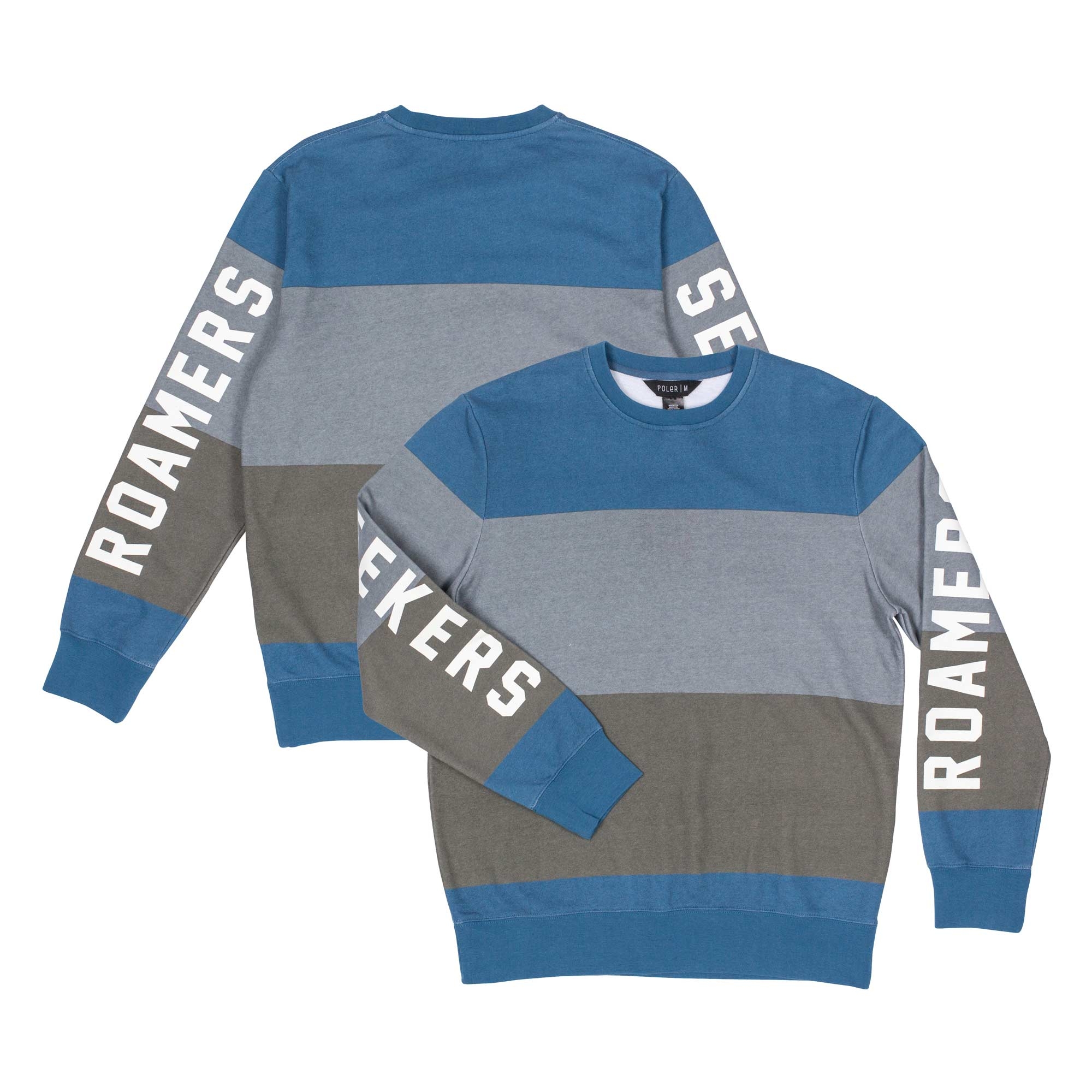 POLER Sweat SEEKERS Crew blue