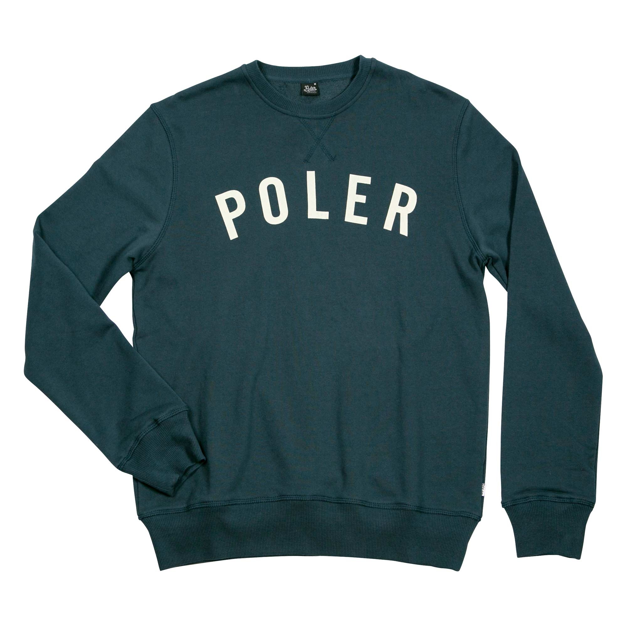 POLER Sweat STATE CREW blue steel