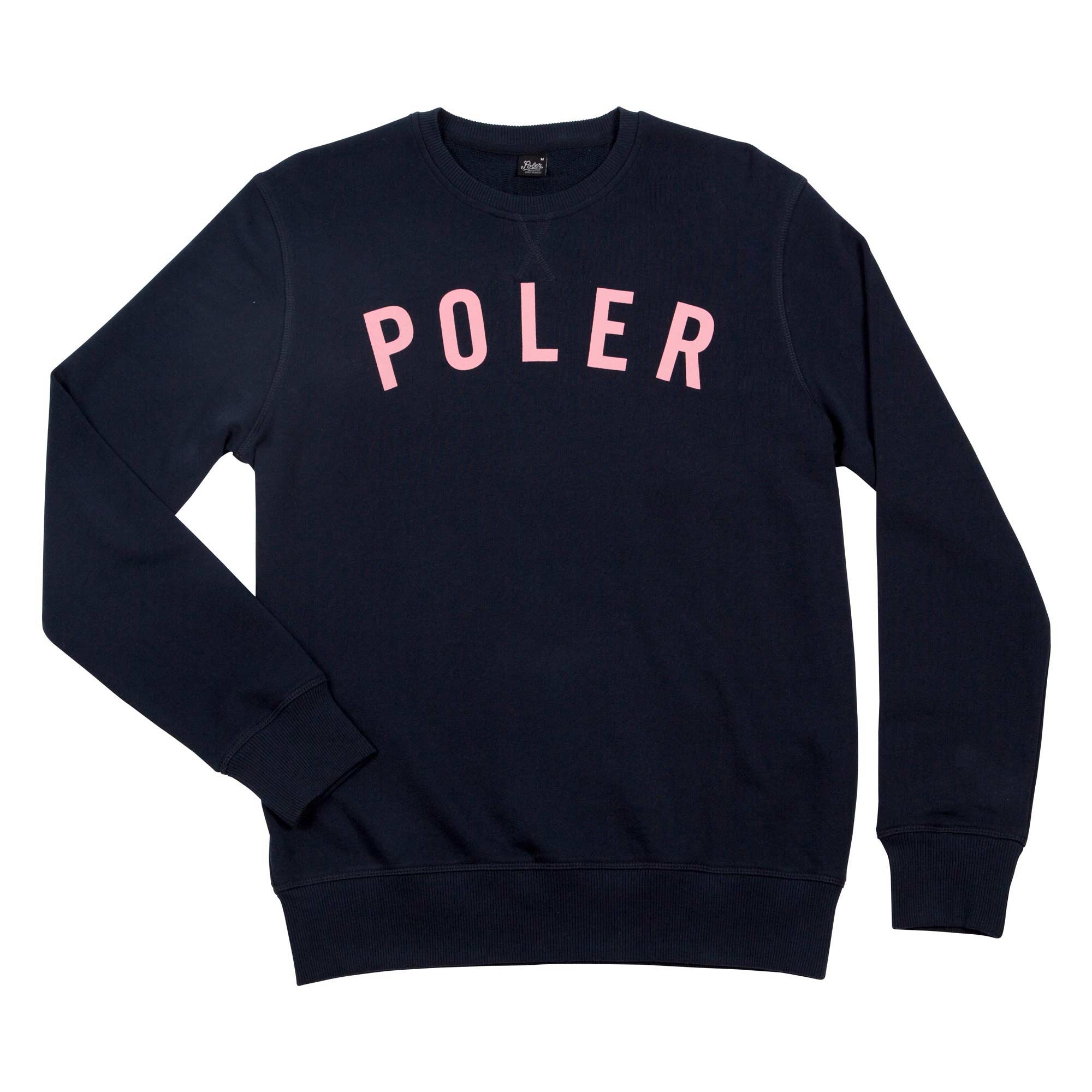 POLER Sweat STATE CREW navy/pink