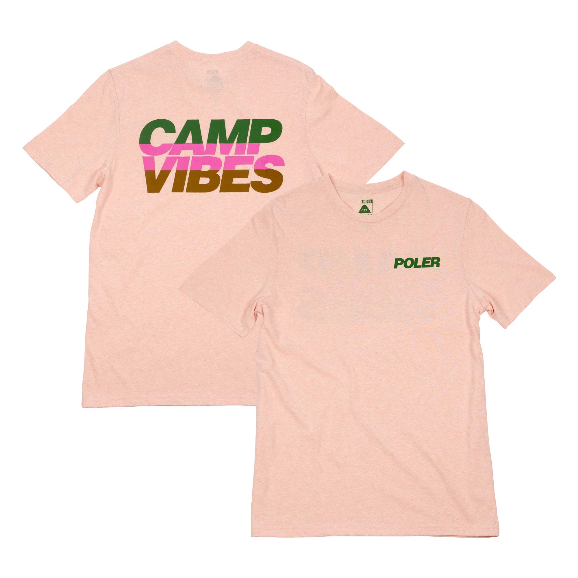 POLER T-Shirt CAMP VIBES TEE, red heather