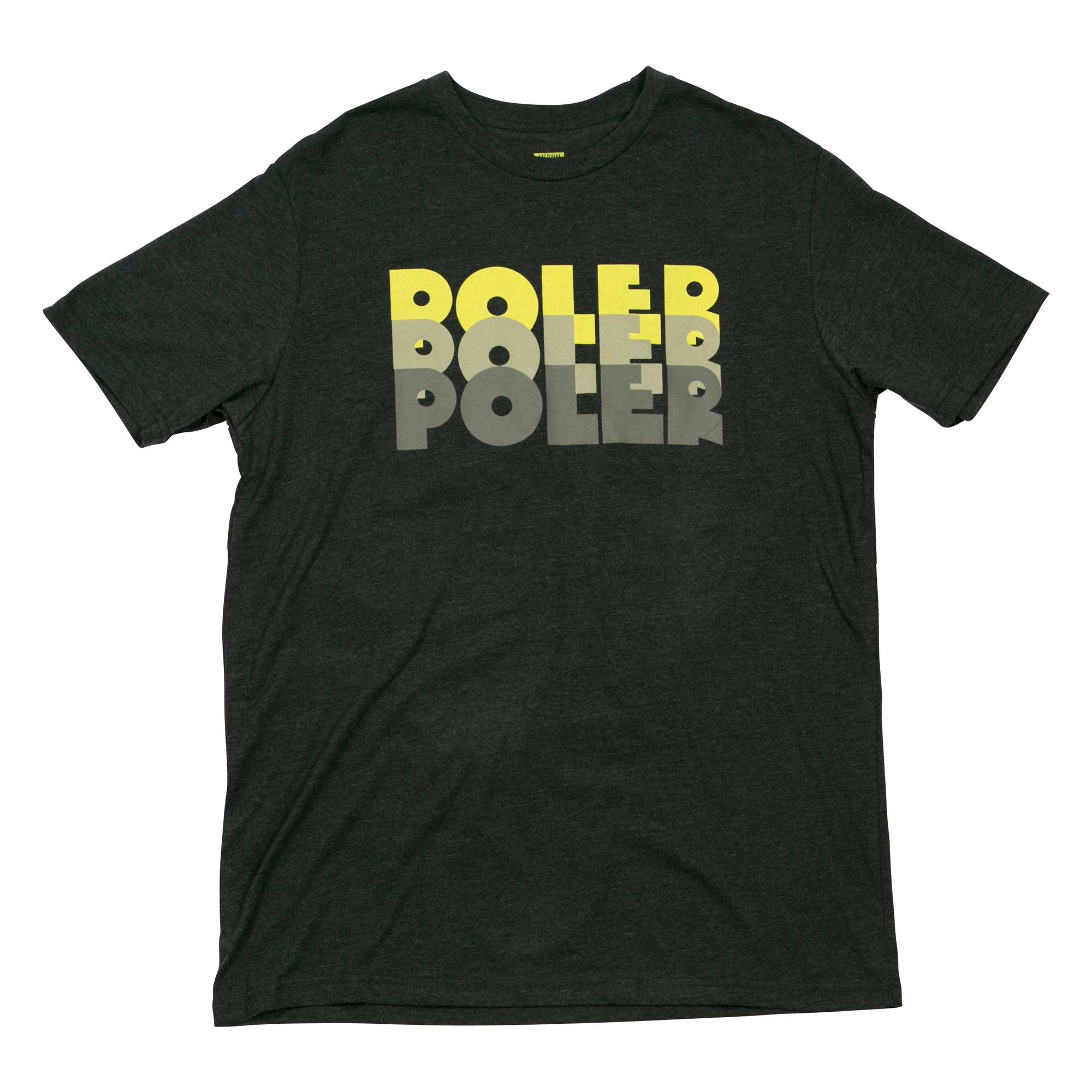 POLER T-Shirt LEVELS, dark grey heather