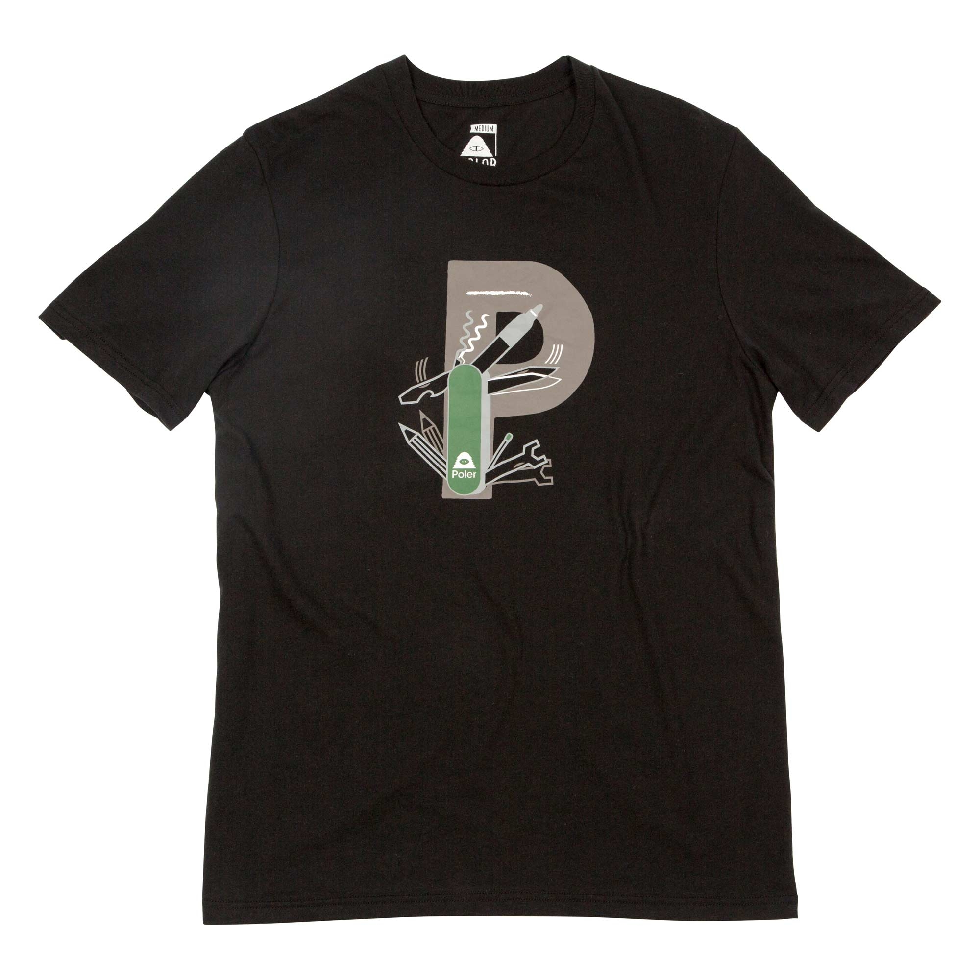 POLER T-Shirt P-KNIFE TEE black