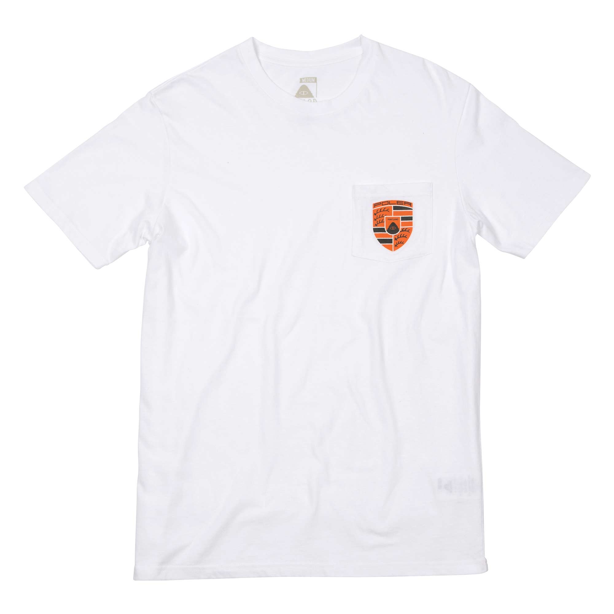 POLER T-Shirt POLERSCHE POCKET white