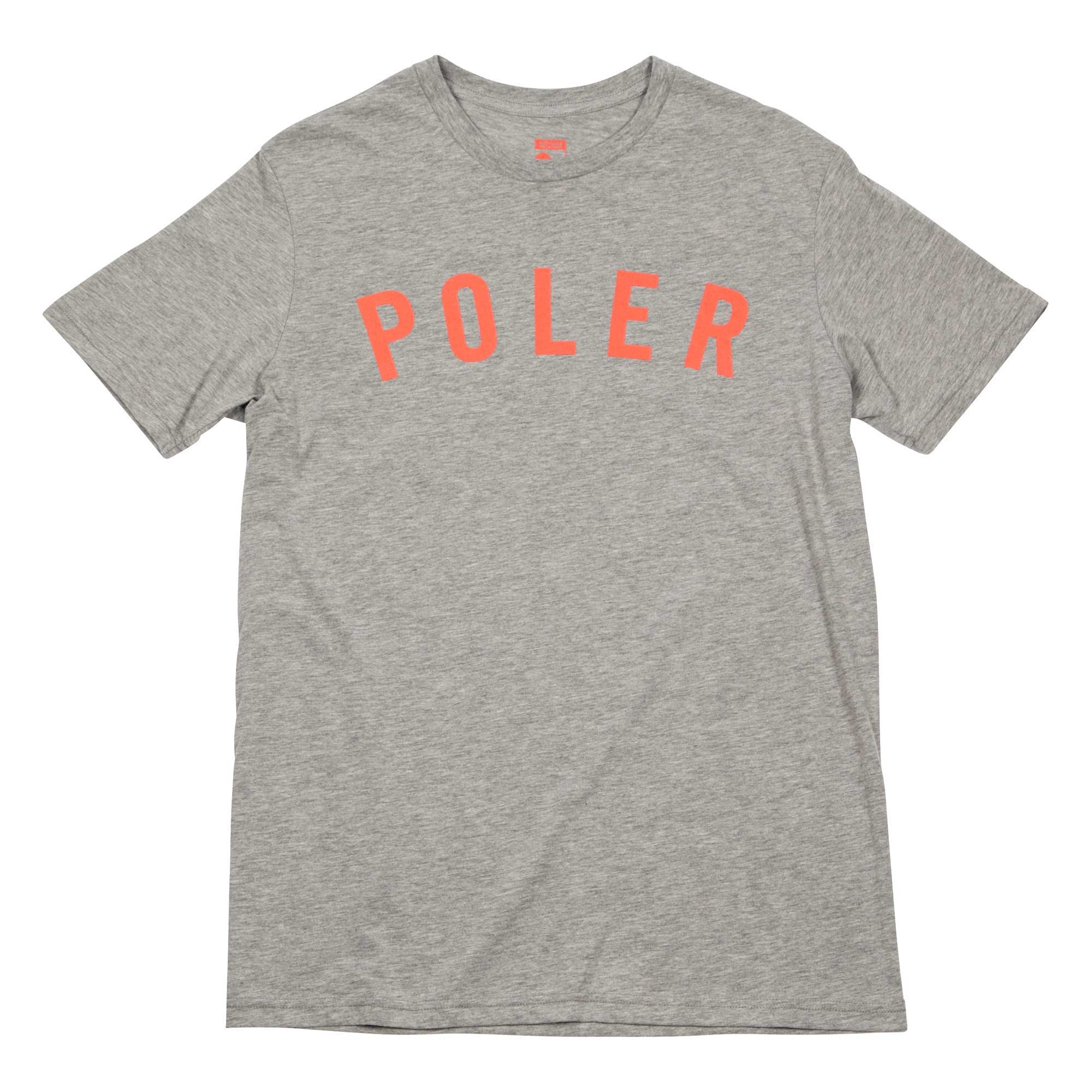 POLER T-Shirt STATE heather grey/orange