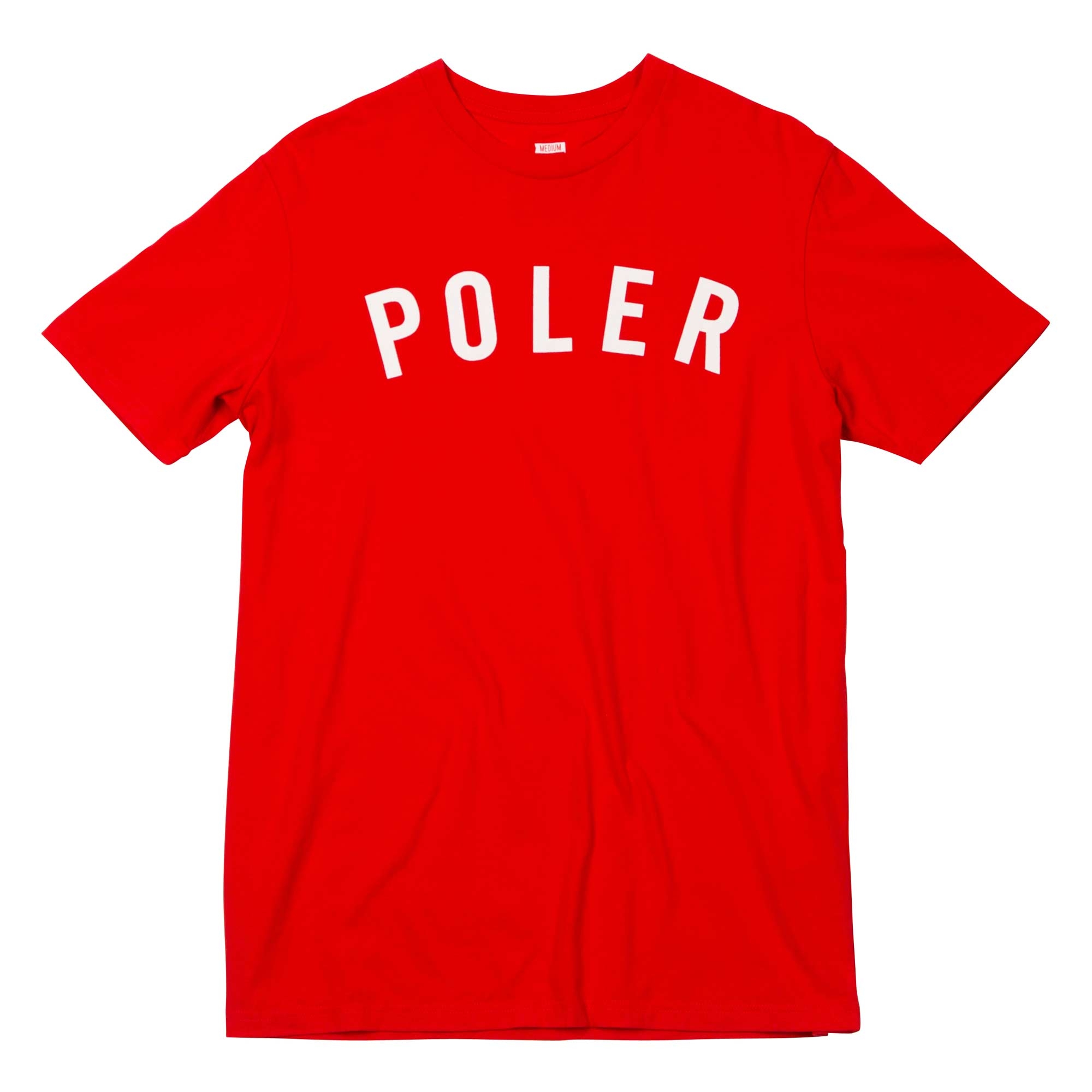 POLER T-Shirt STATE salsa/white