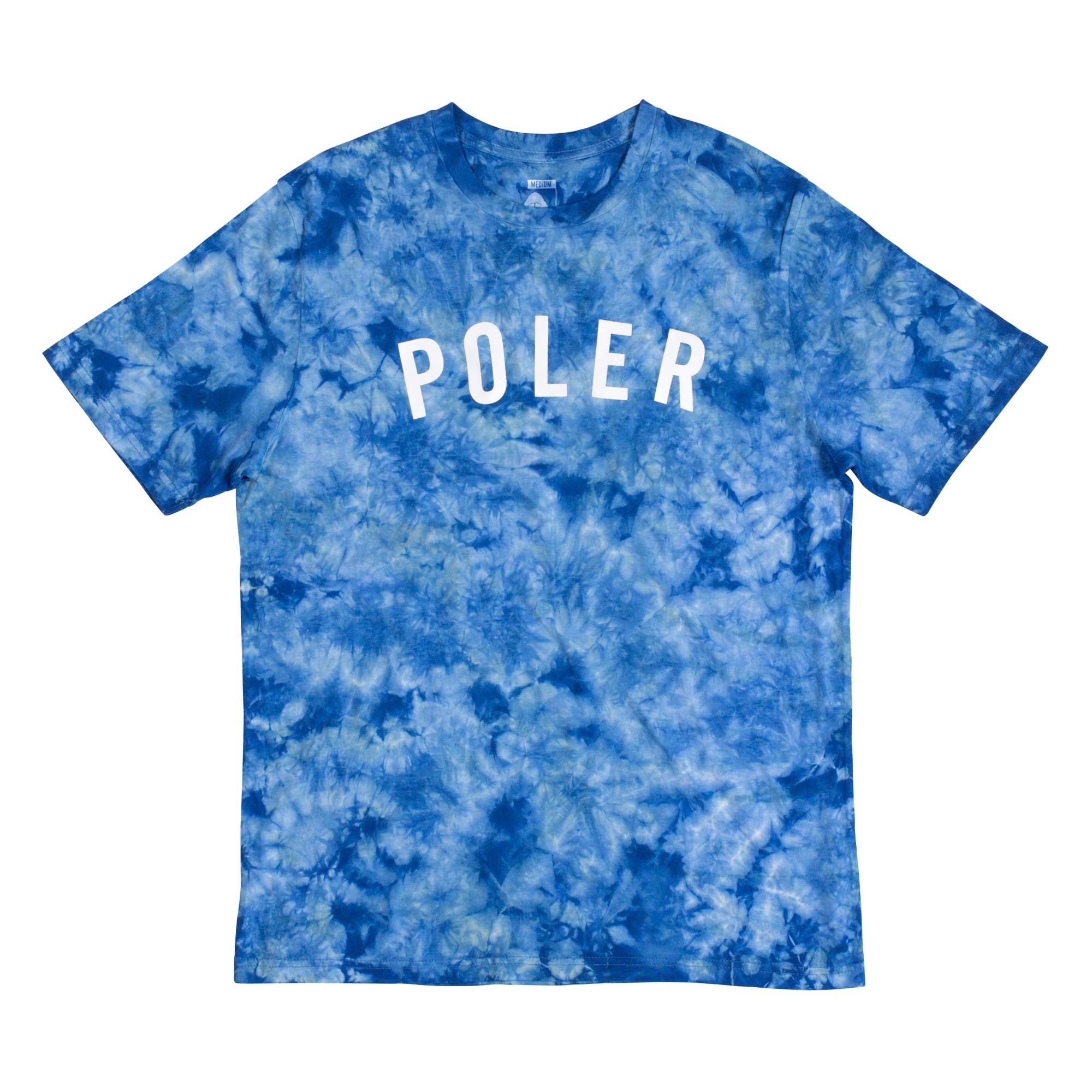 POLER T-Shirt STATE, tie dye blue