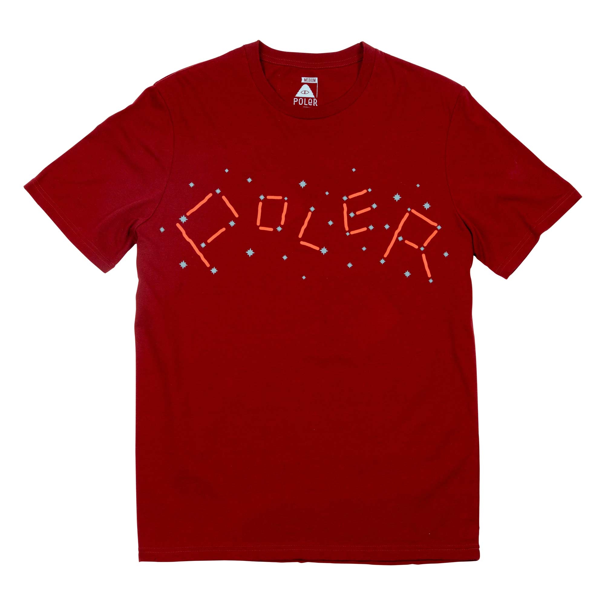 POLER T-Shirt STAR GAZER TEE merlot