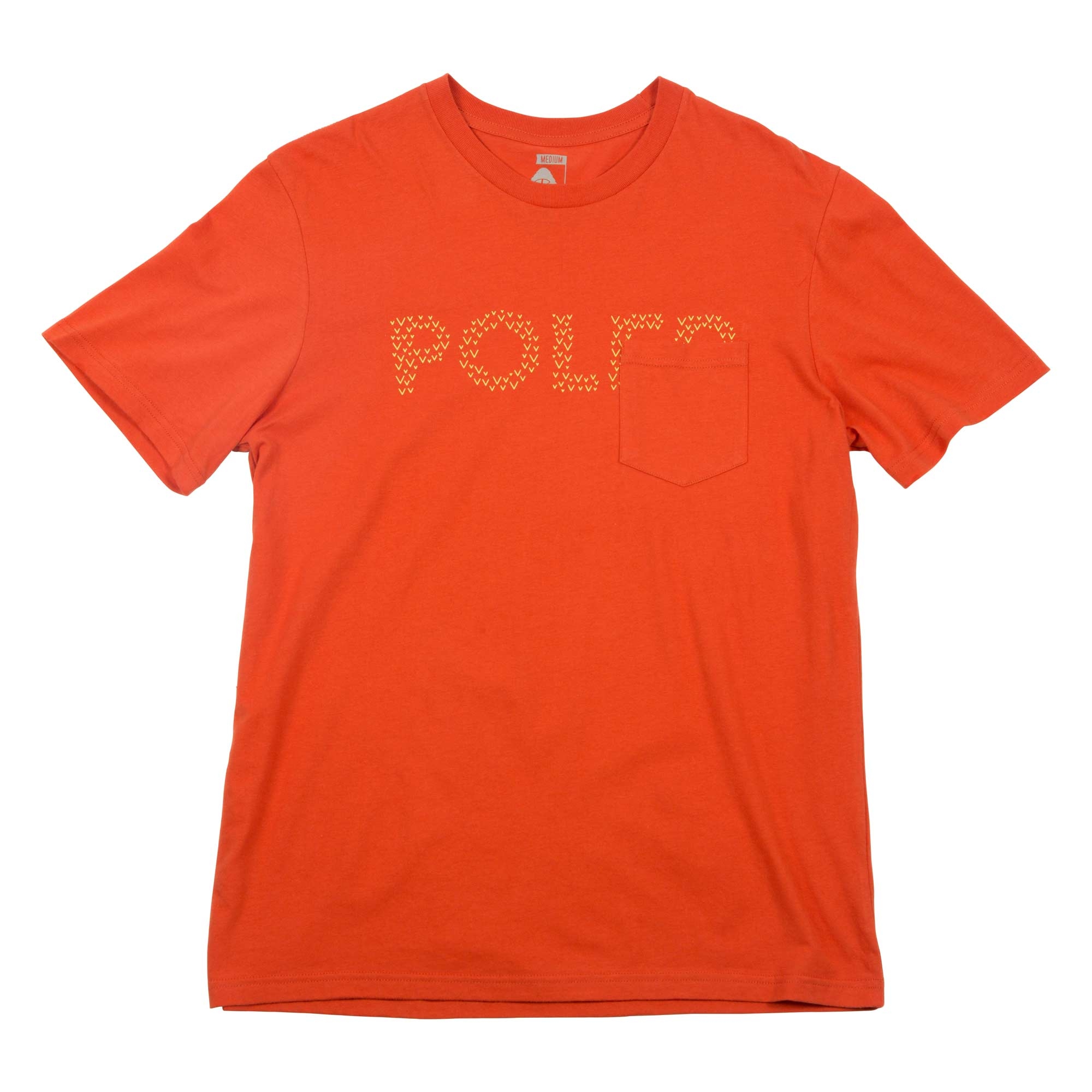 POLER T-Shirt TRACKS POCKET TEE, burnt orange