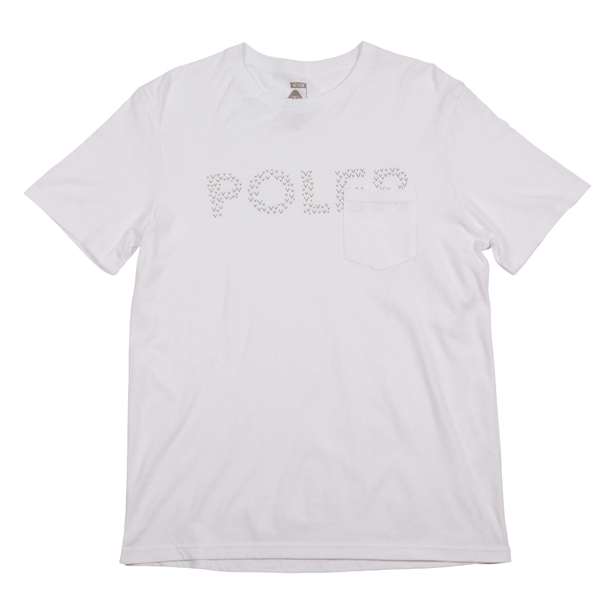 POLER T-Shirt TRACKS POCKET TEE white