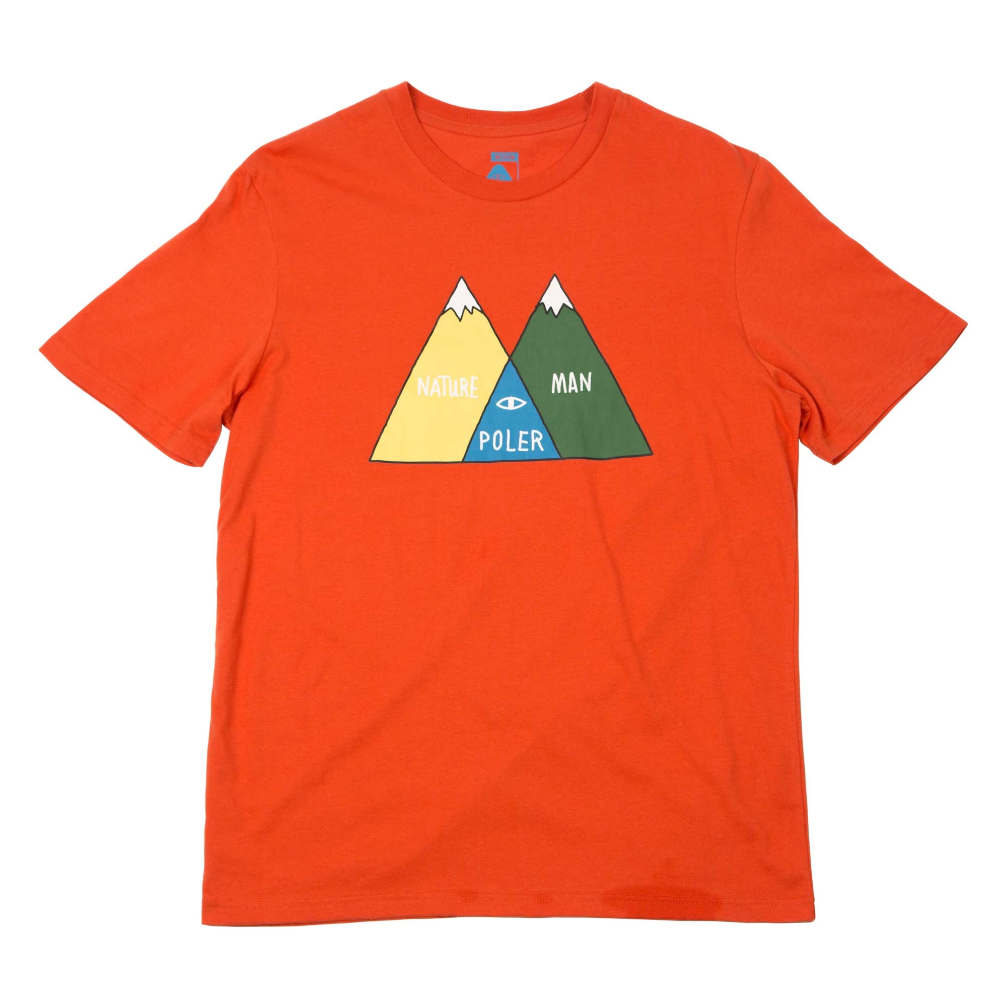 POLER T-Shirt VENN burnt orange