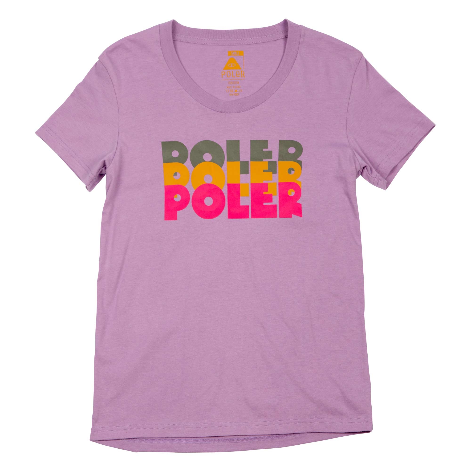 POLER Womens T-Shirt LEVELS lilac