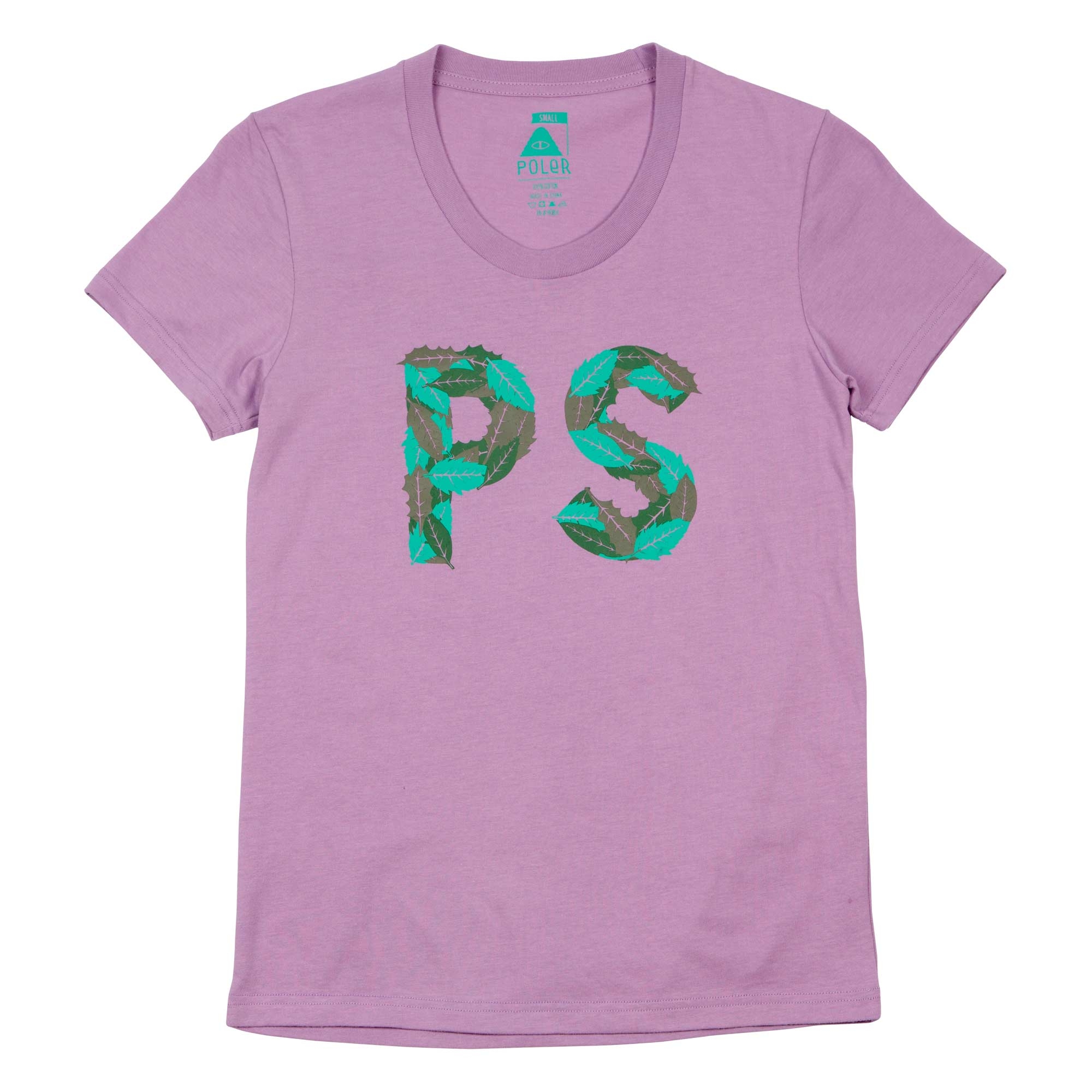 POLER Womens T-Shirt RAKED lilac