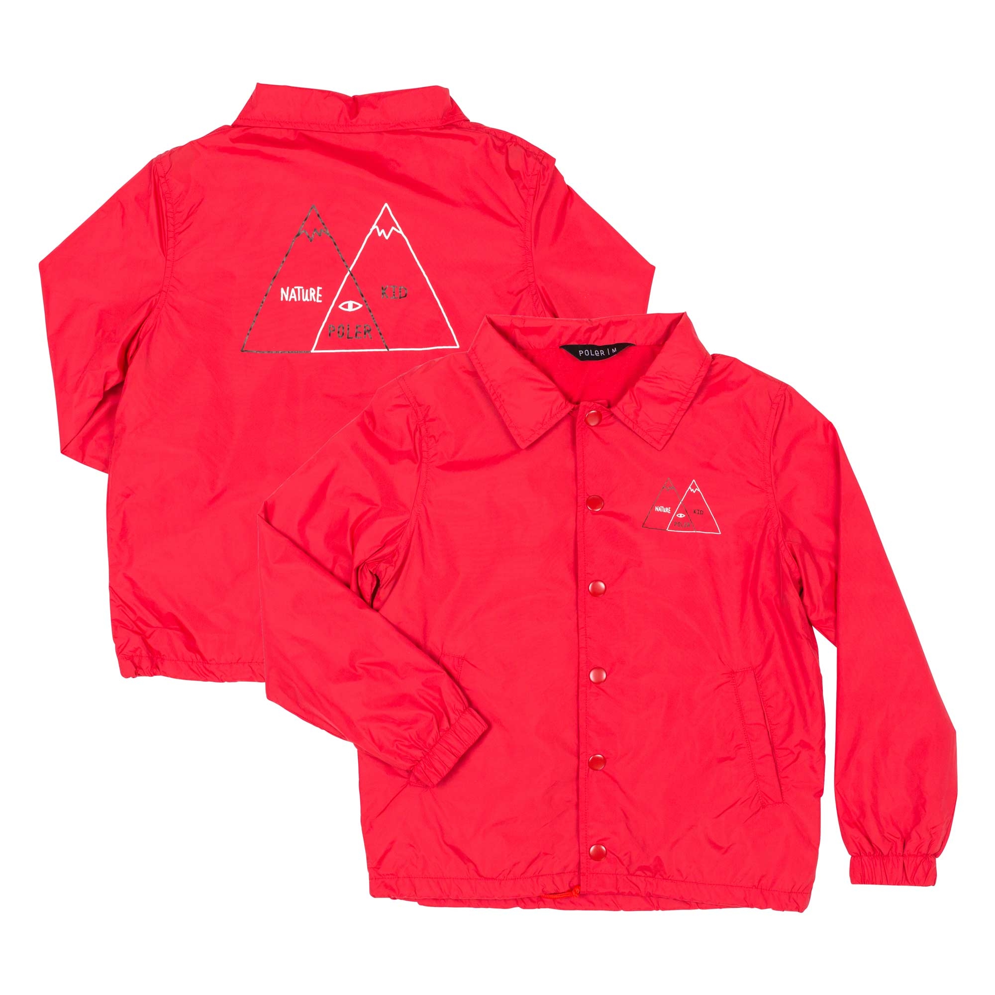 POLER Youths Jacket VENN COACHES reddish