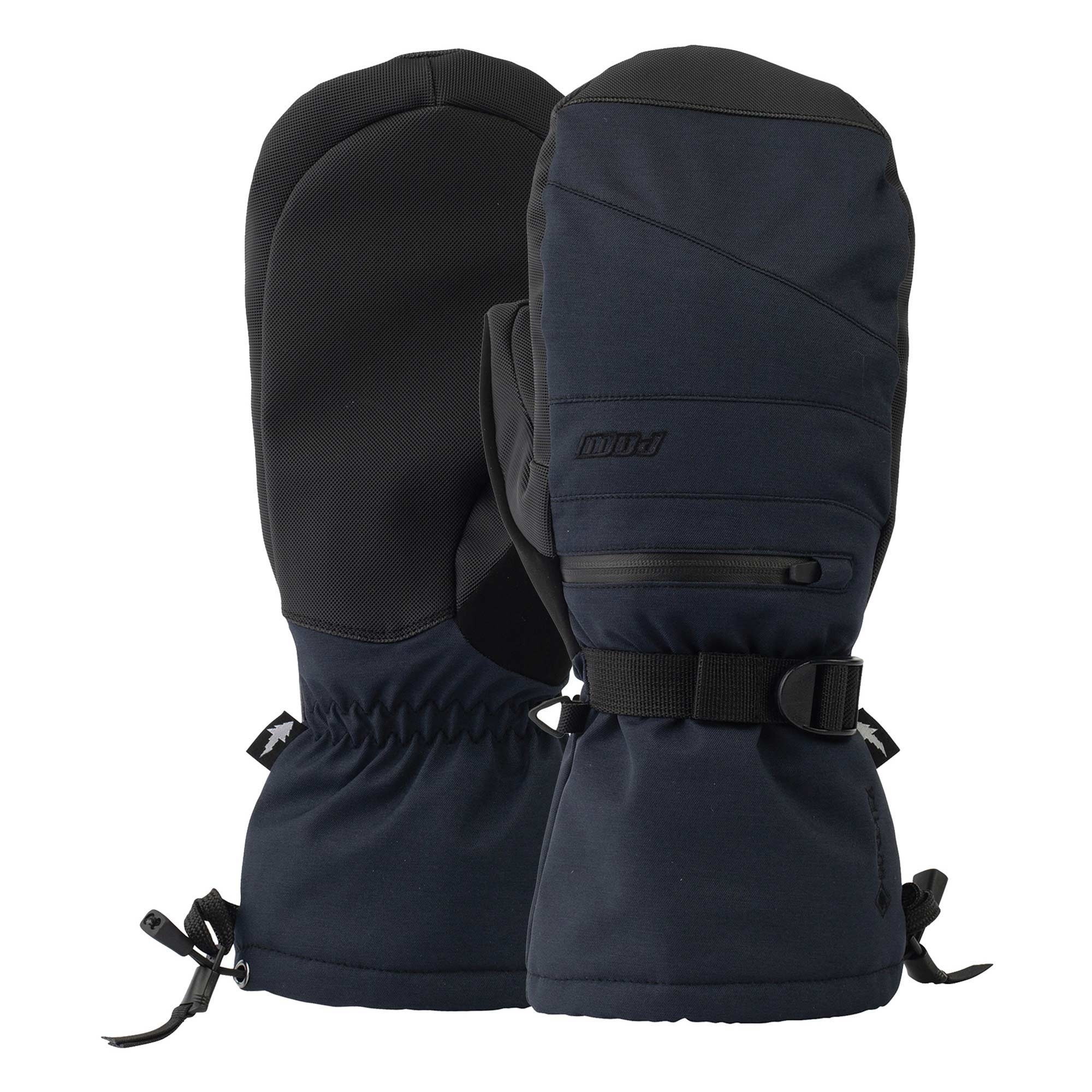 POW Glove WAYBACK GTX LONG MITT LOFTED FIT black