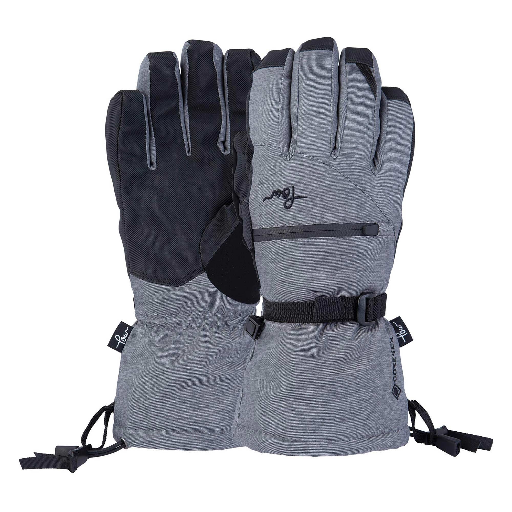 POW Glove WOMEN CASCADIA GTX LONG GLOVE LOFTED FIT grey