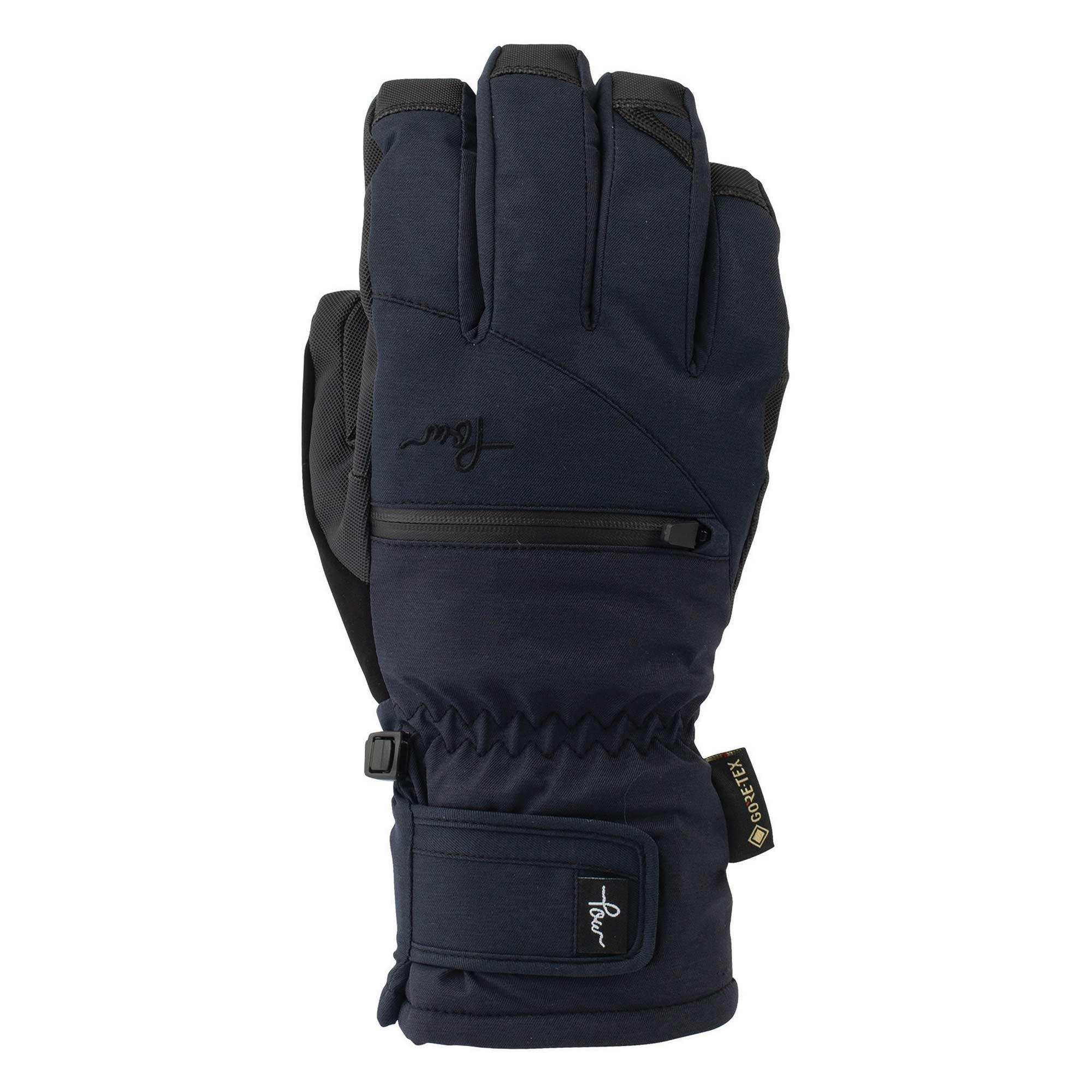 POW Glove WOMEN CASCADIA GTX SHORT GLOVE LOFTED FIT black