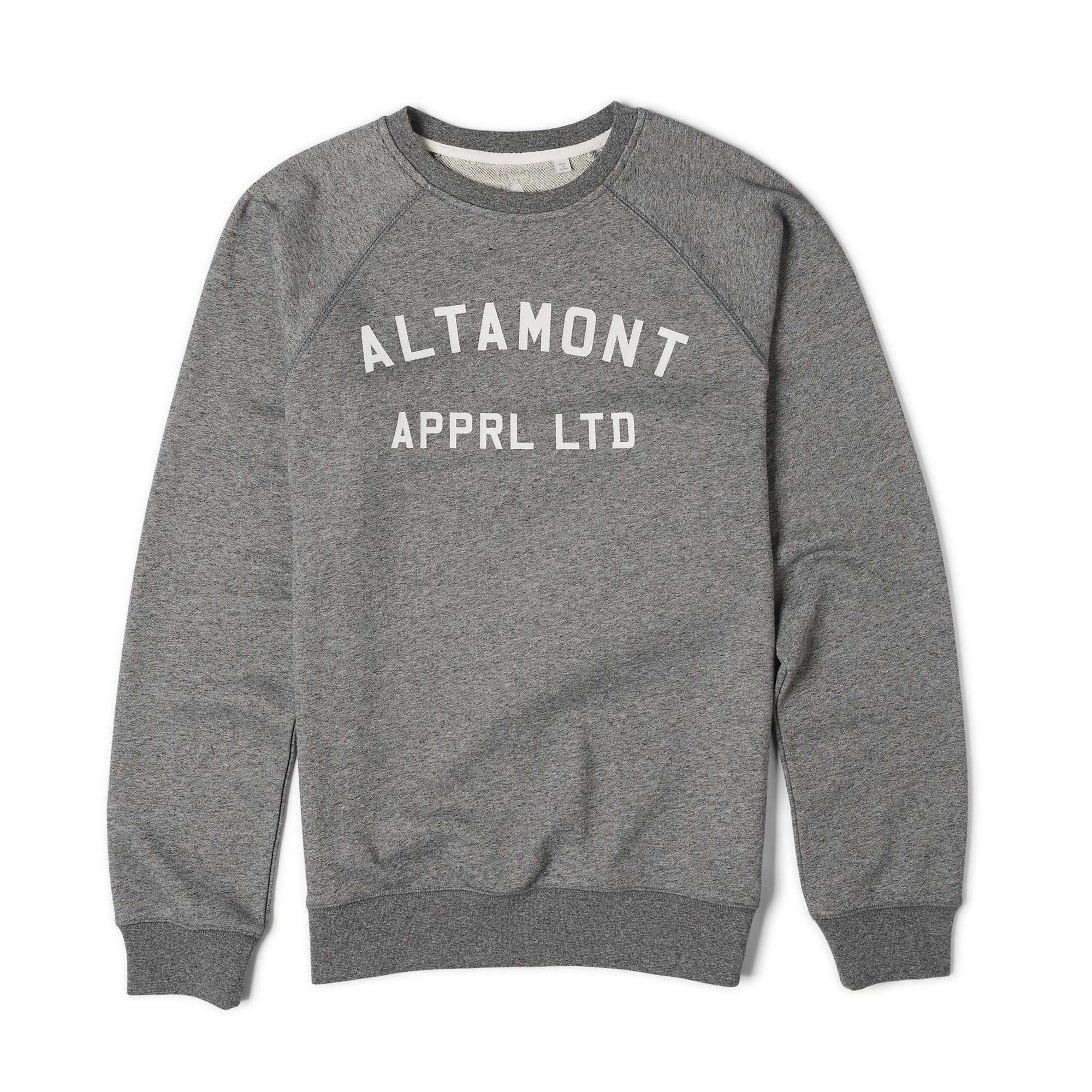 ALTAMONT Sweat NON GAME CREW FLEECE grey/heather